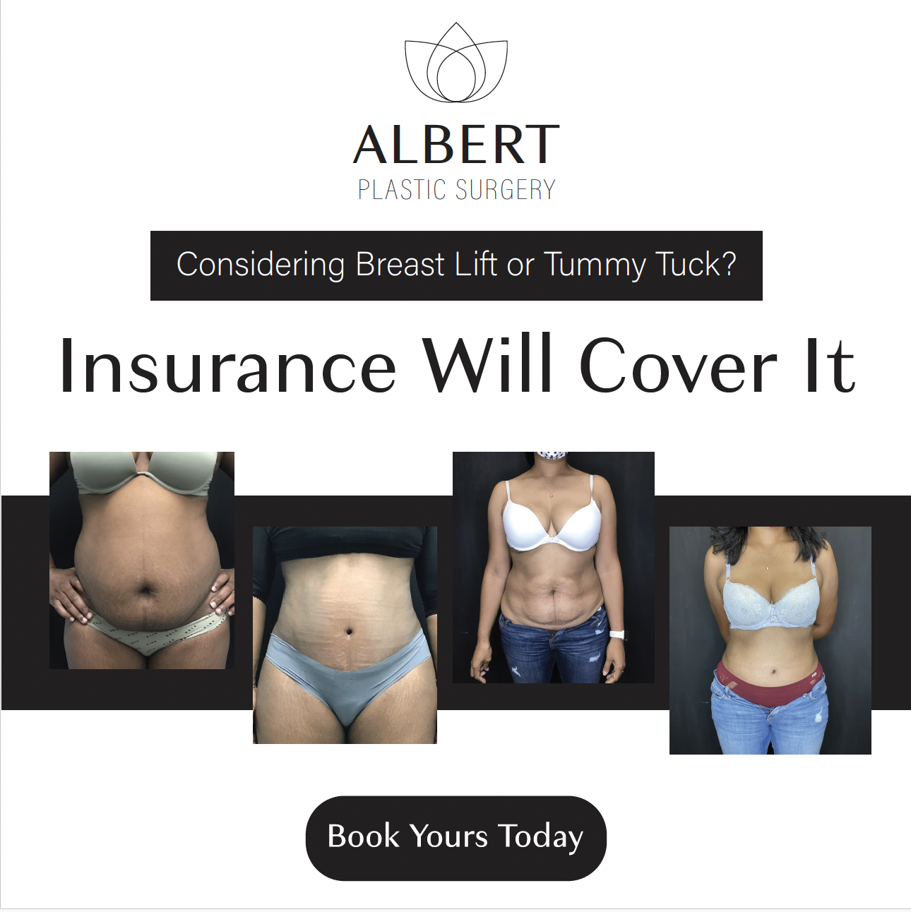 Albert Plastic Surgery Facebook ad from Jan 5, 2026