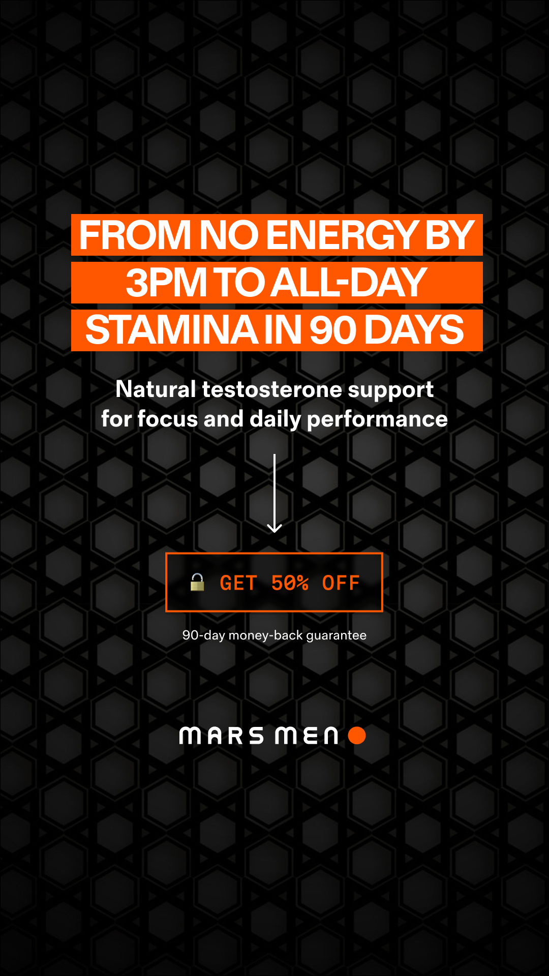 Mars Men Facebook ad