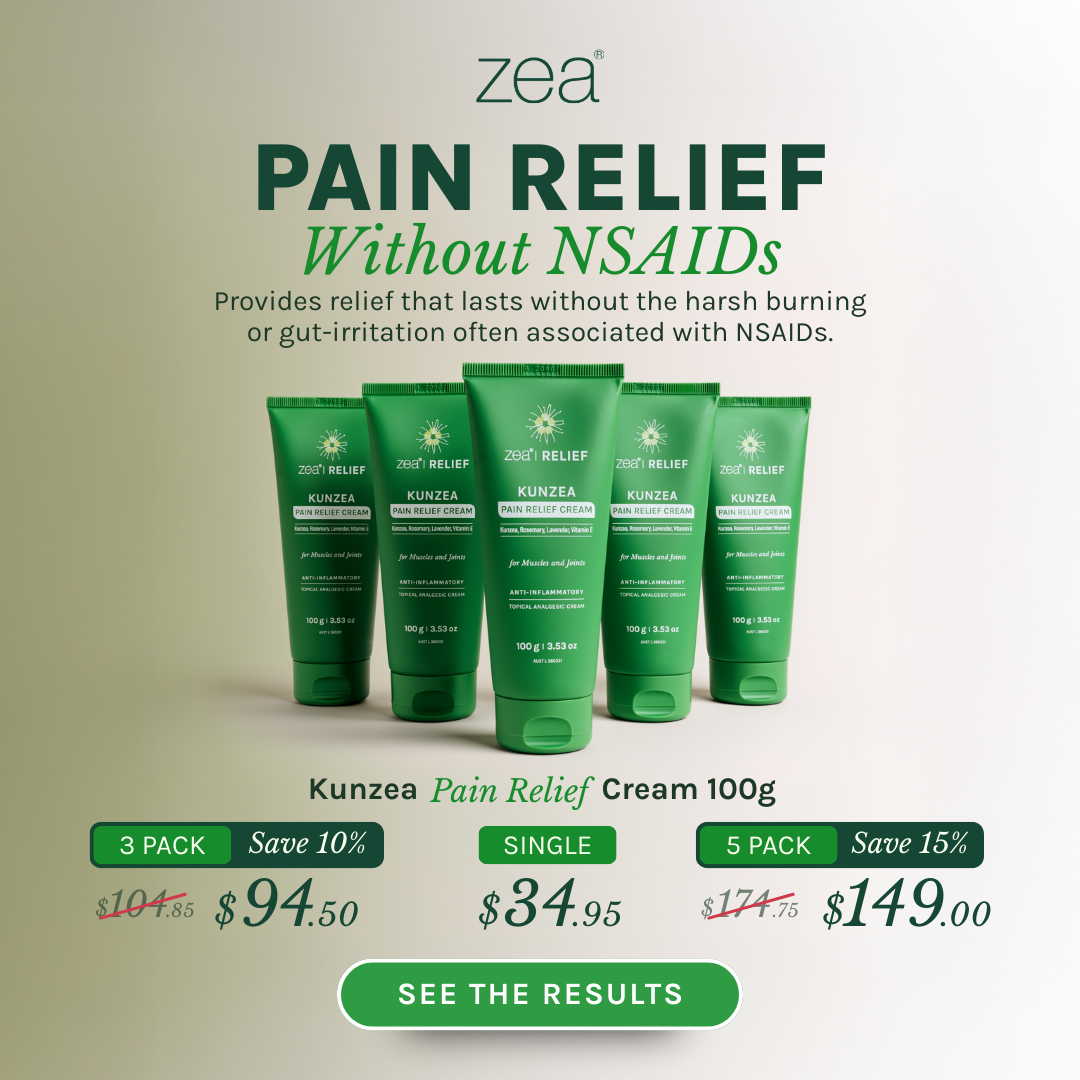 Zea Relief Facebook ad