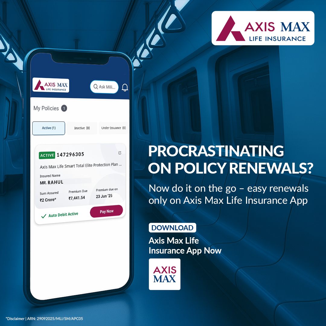 Axis Max Life Insurance Facebook ad