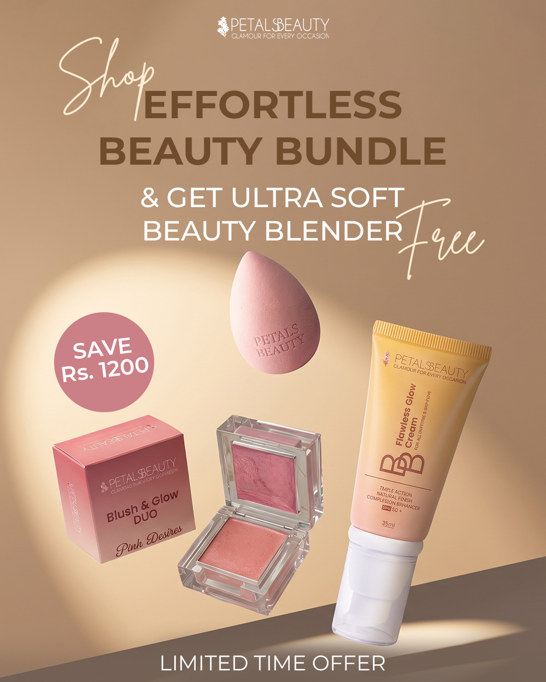 Petals Beauty Facebook ad