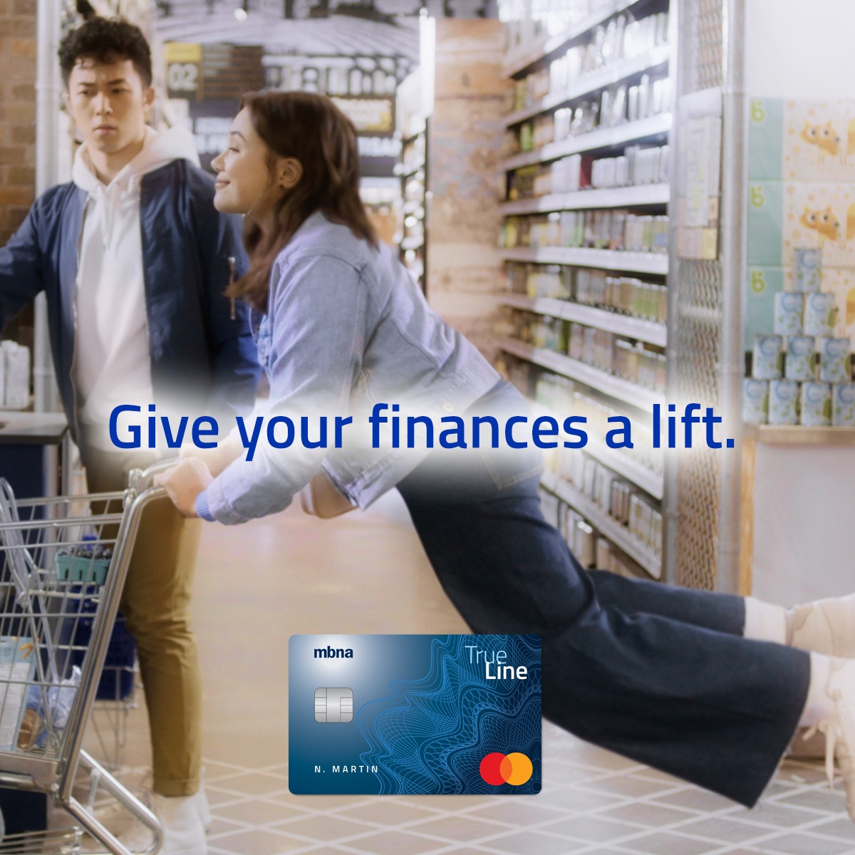 MBNA Canada Facebook ad: MBNA True Line Mastercard