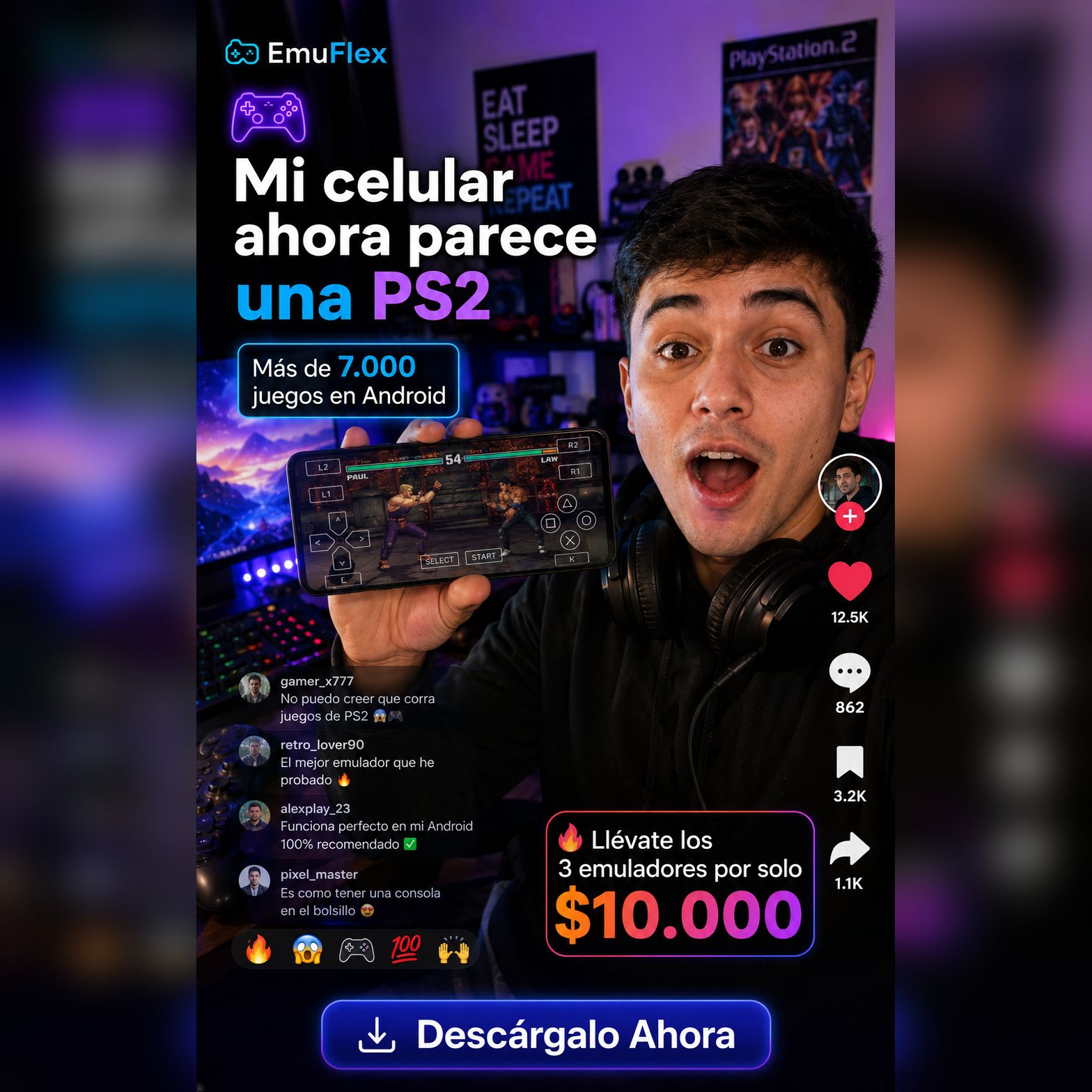 EmuFlex Facebook ad
