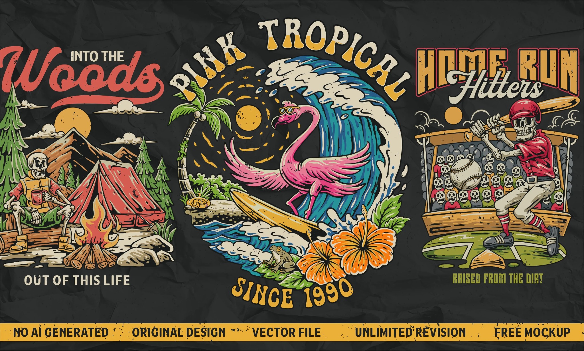 Promo4Aall Facebook ad: Weervector: I will create unique vintage illustration for…