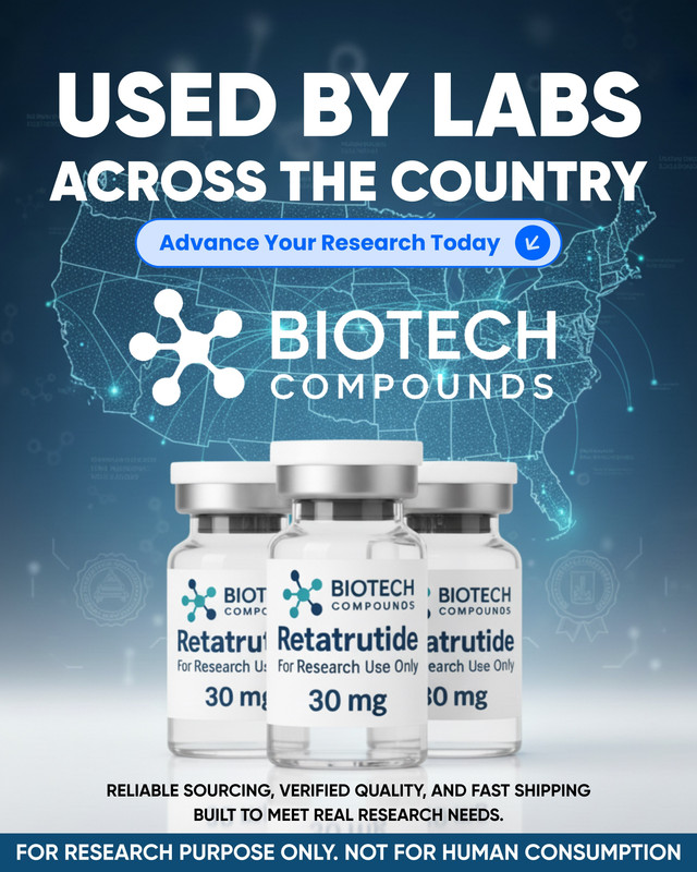 Biotechcompounds Facebook ad: The next-gen GLP-3 support for your cut phase