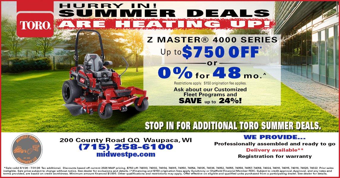Midwest Power Equipment LLC Facebook ad from May 31, 2026
