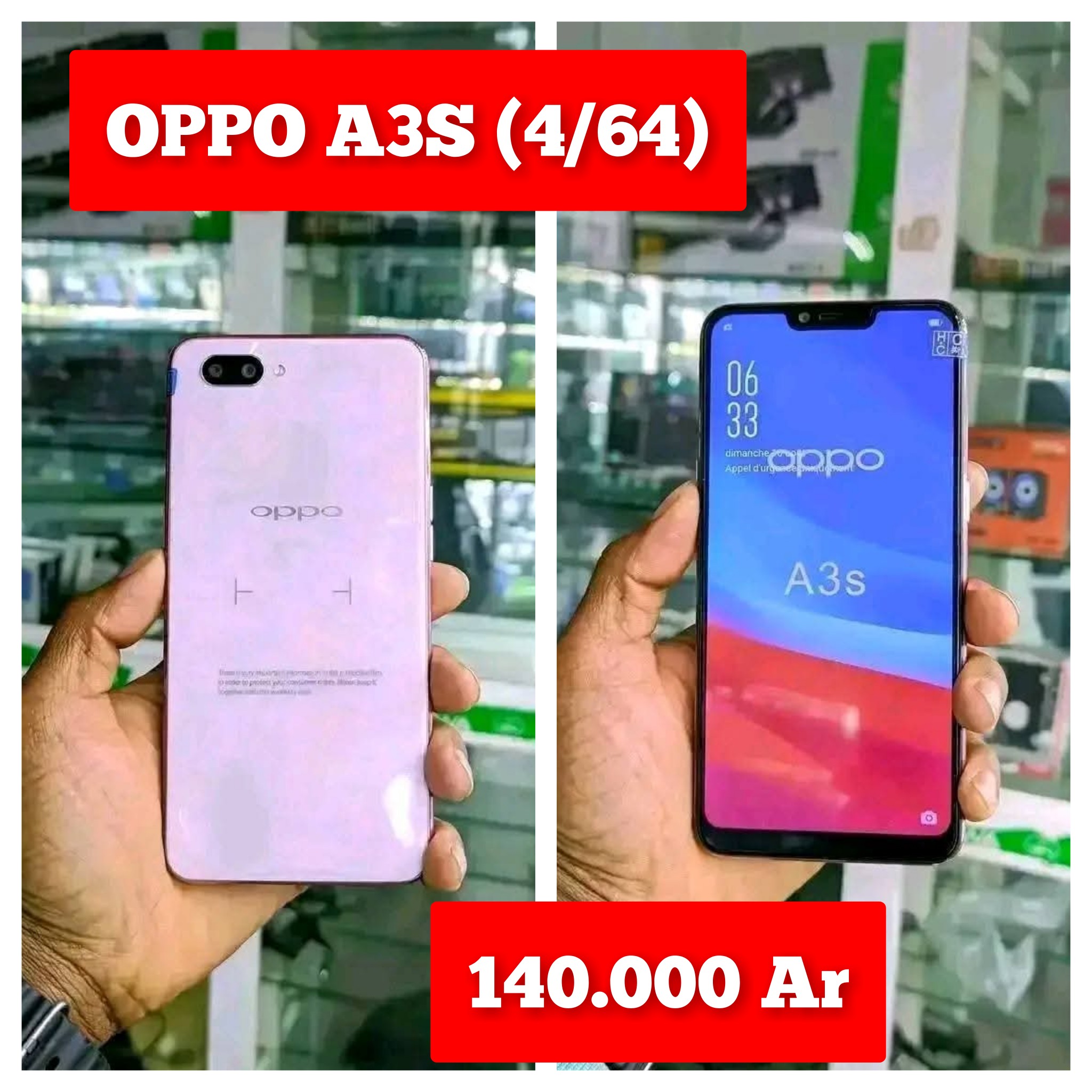 TSOA boutique phone Facebook ad: MBOLA, MITOHY HATRANY NY PROMOTION ANTSIKA, ARARAOTY ARY…