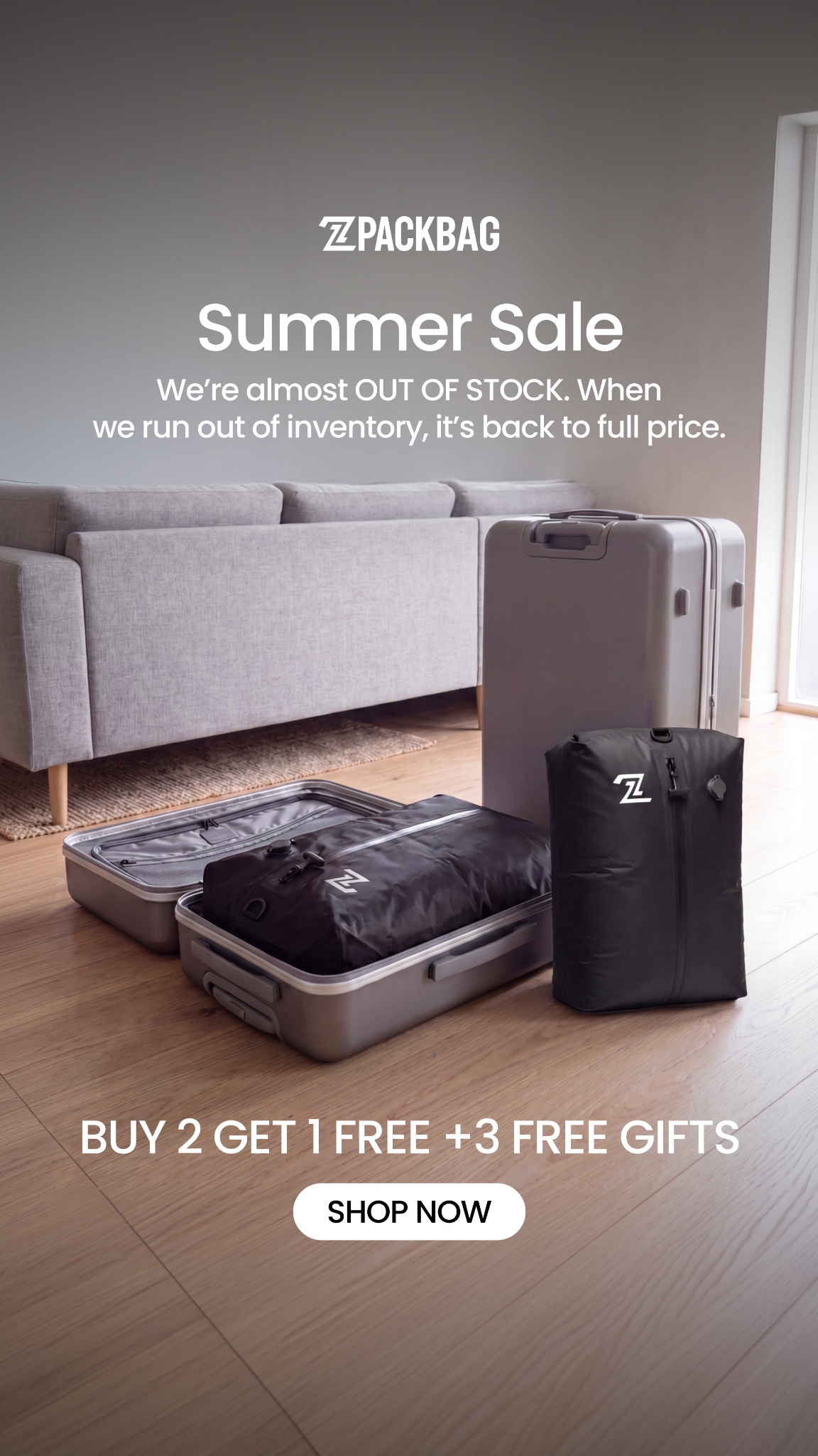 2packbag Facebook ad