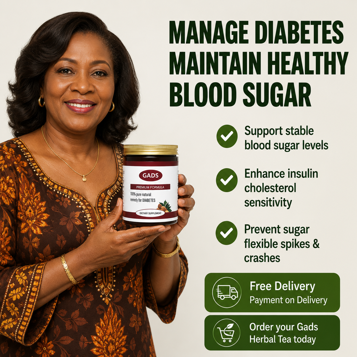 Healthy and happy life Facebook ad