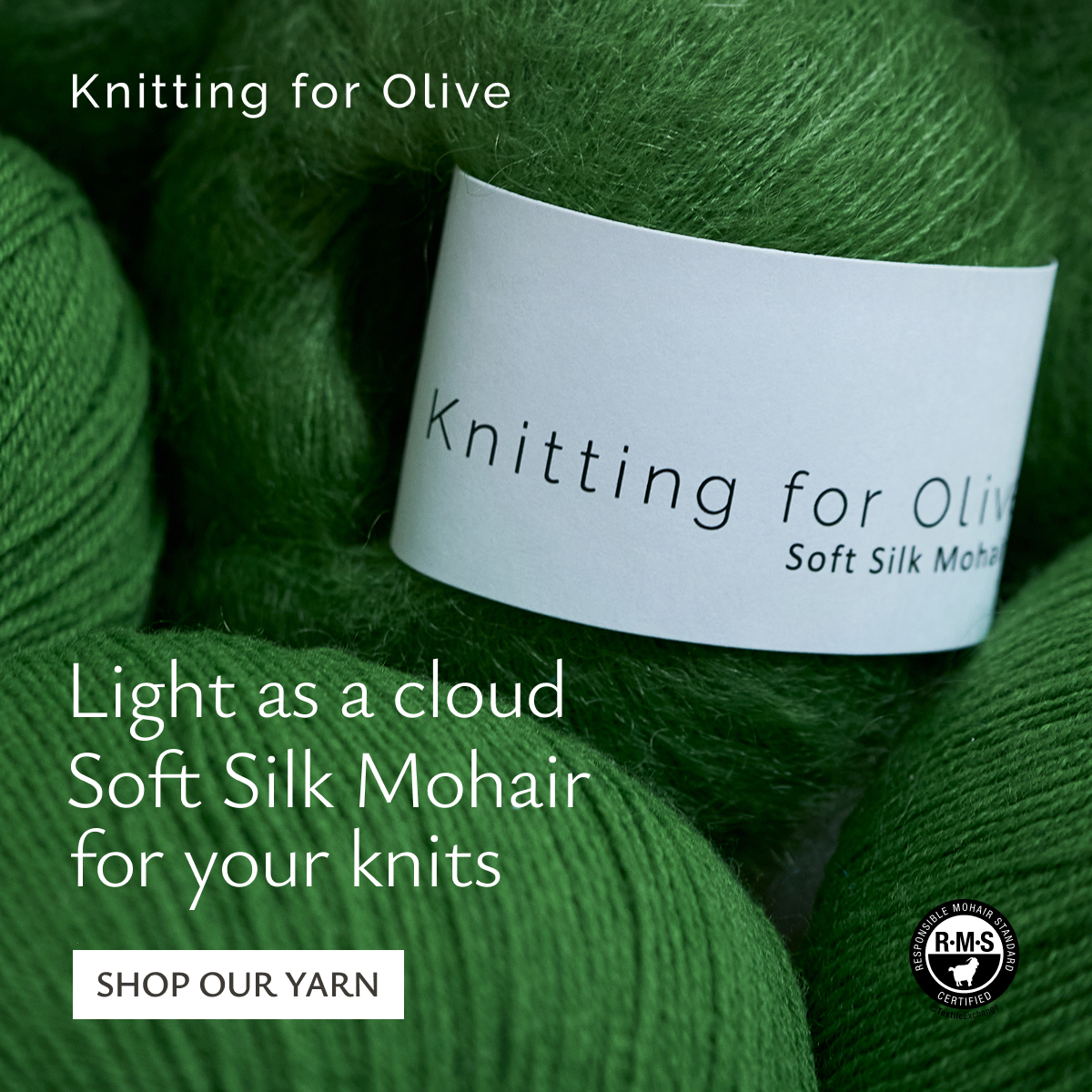 Knitting for Olive Facebook ad