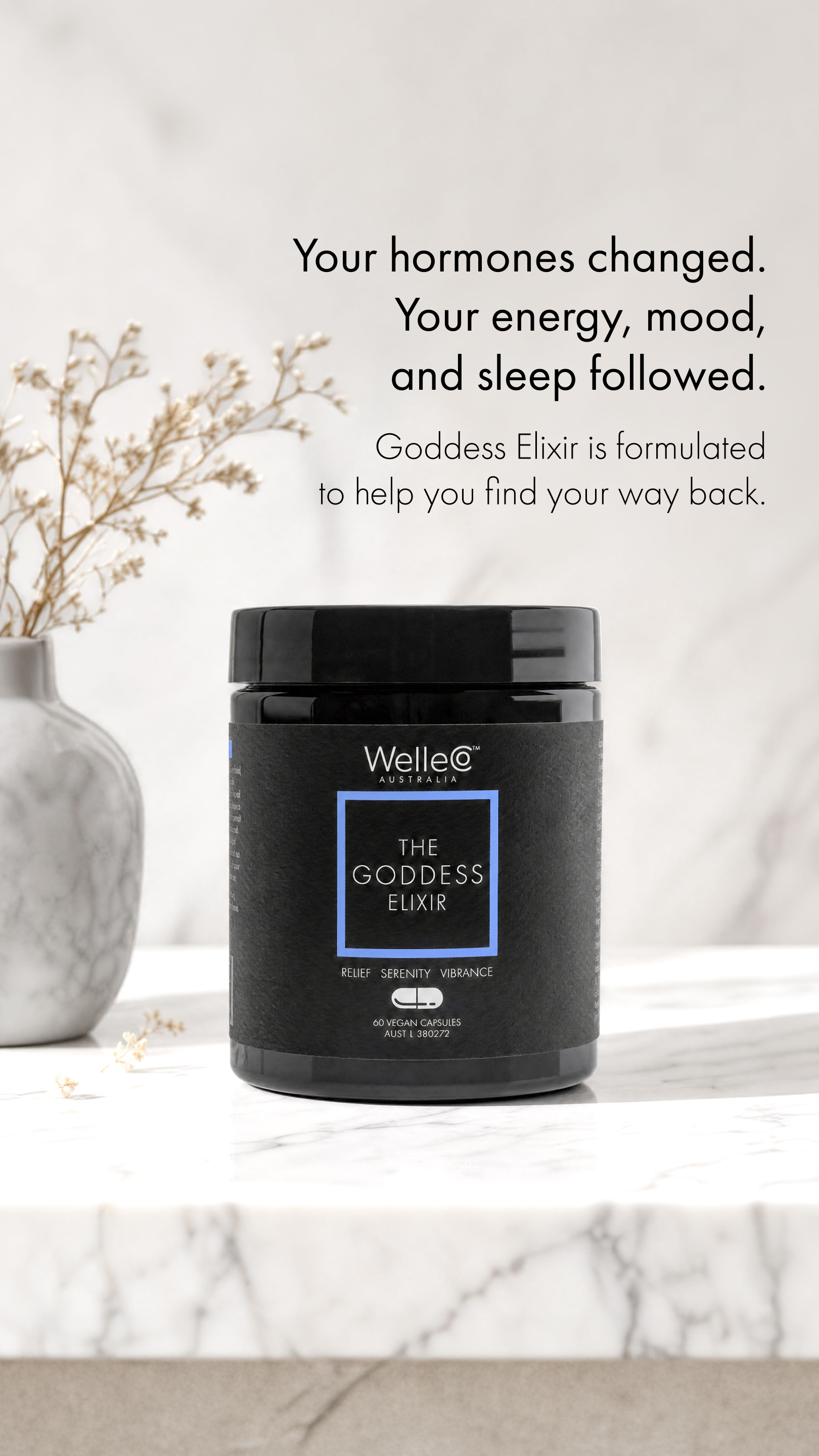 WelleCo Facebook ad