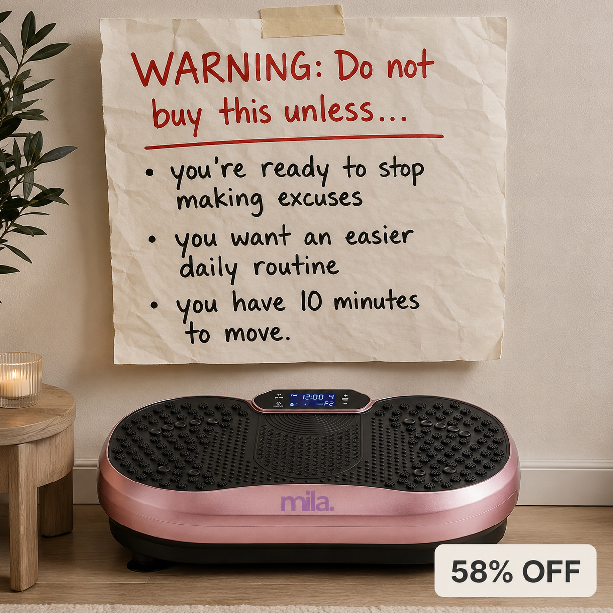 Mila Pilates Facebook ad: Why Didn’t I Start Sooner?