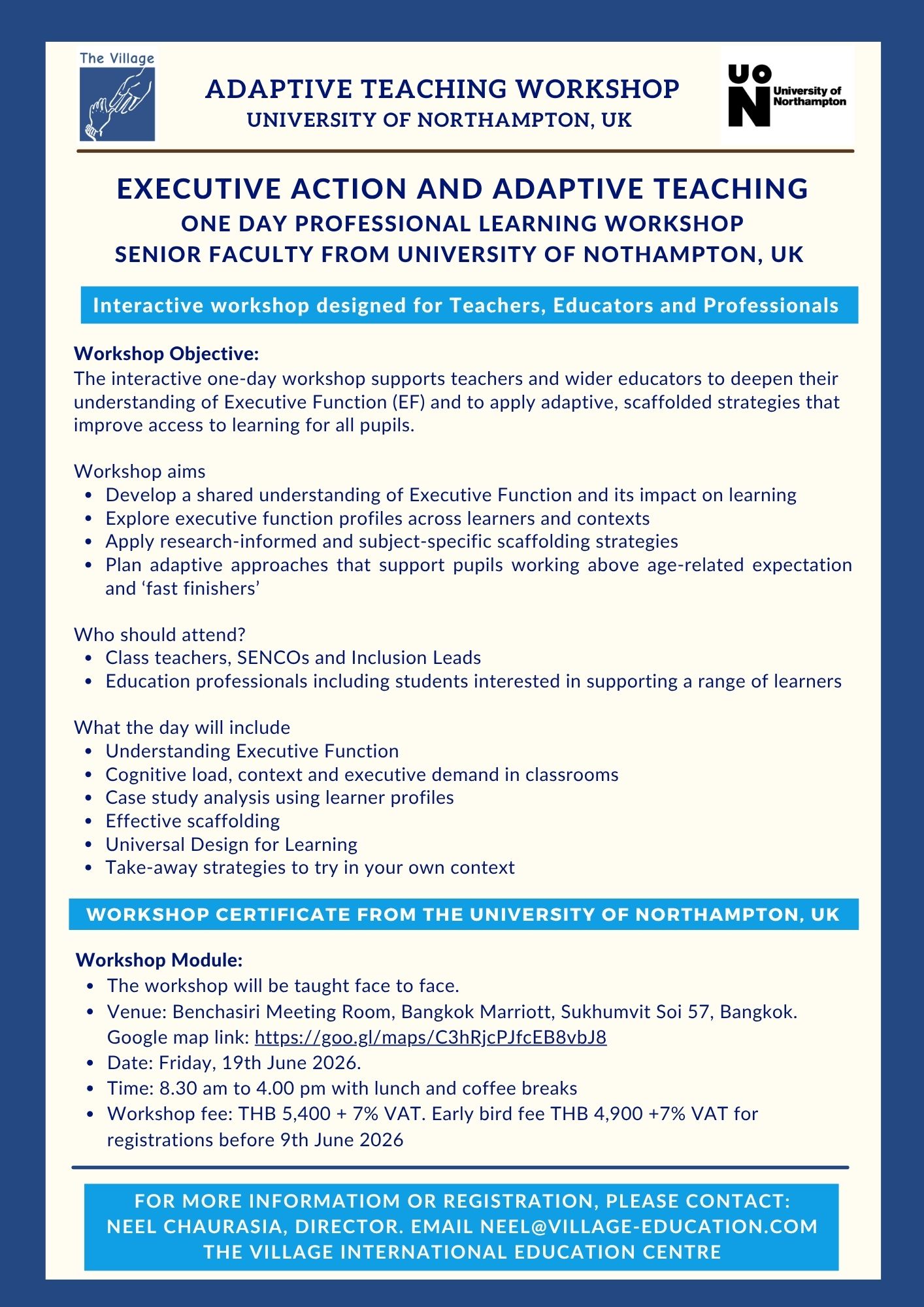 The Village International Education Centre Facebook ad