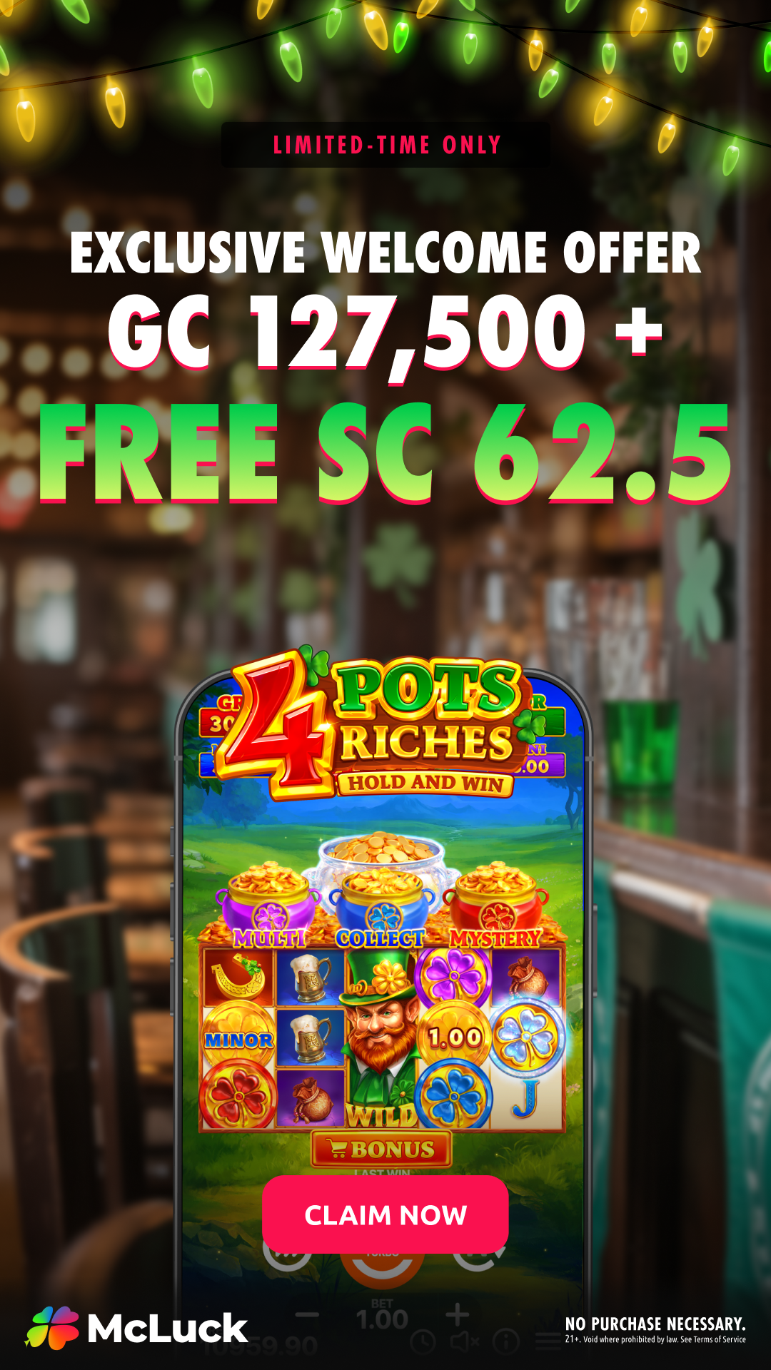 McLuck.com Facebook ad