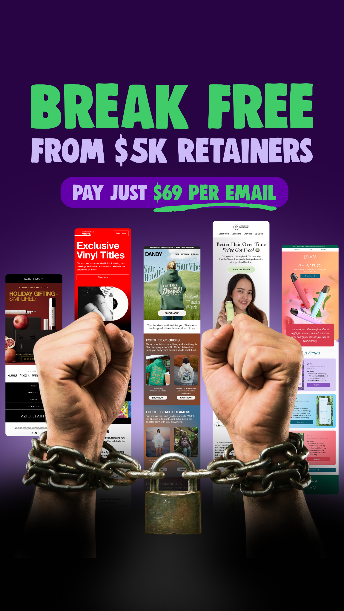 Jordan - Email Marketing Facebook ad: eCom Brand Owners - Pay Just $69 Per Email