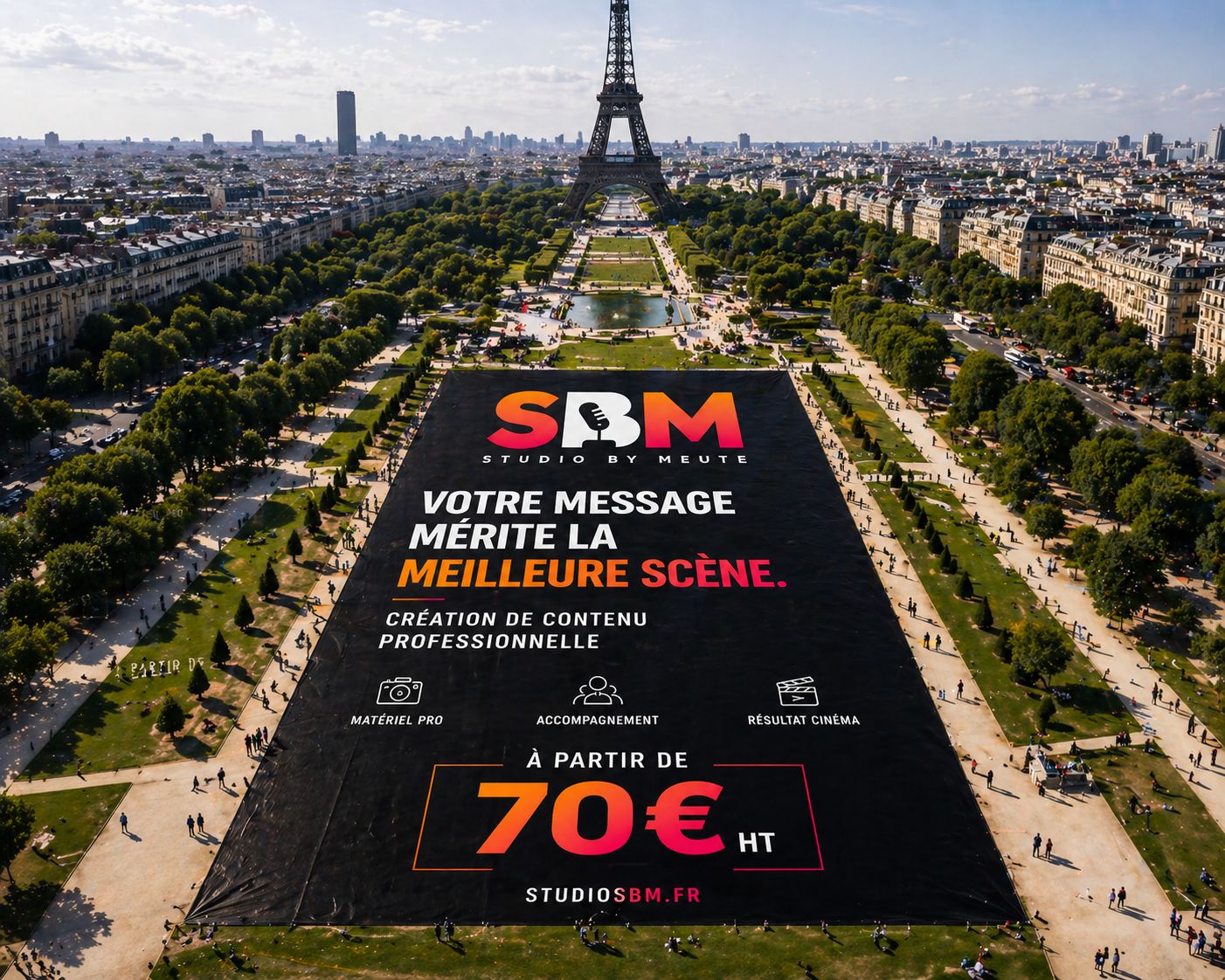 Studios SBM Facebook ad: Studio podcast clé en main Paris 2