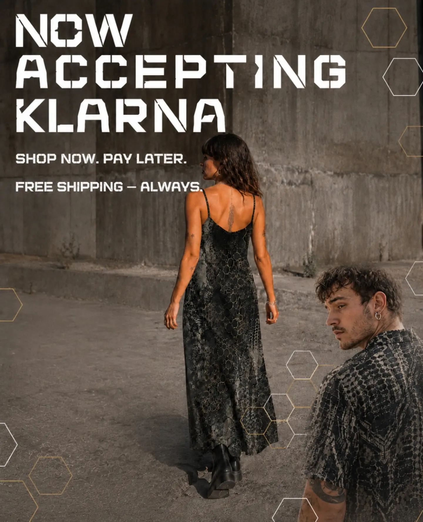 fractal.alternative_clothing Facebook ad: We now accept payments through Klarna, so you…