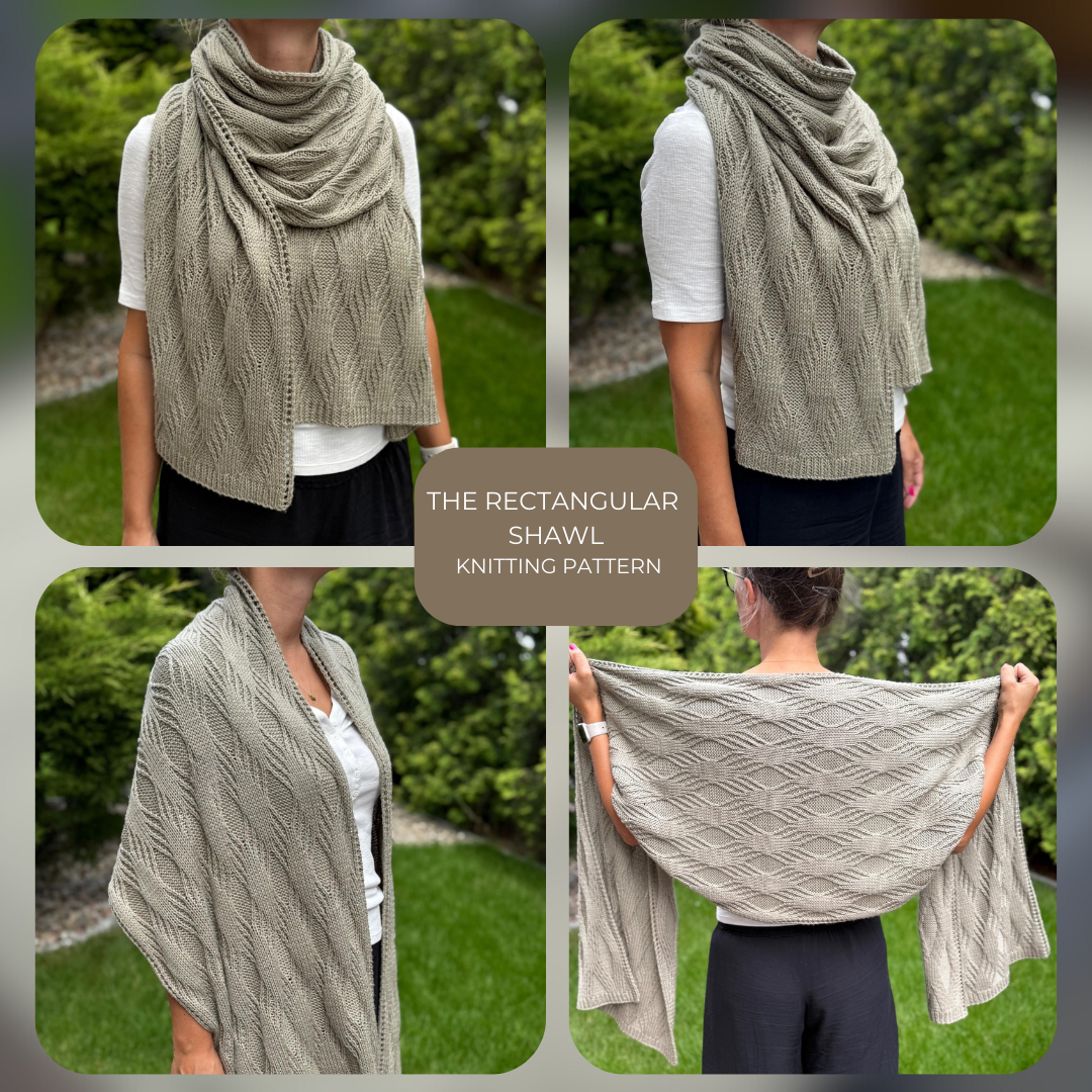 PatternsCharm Facebook ad: Two-Look Gift Shawl