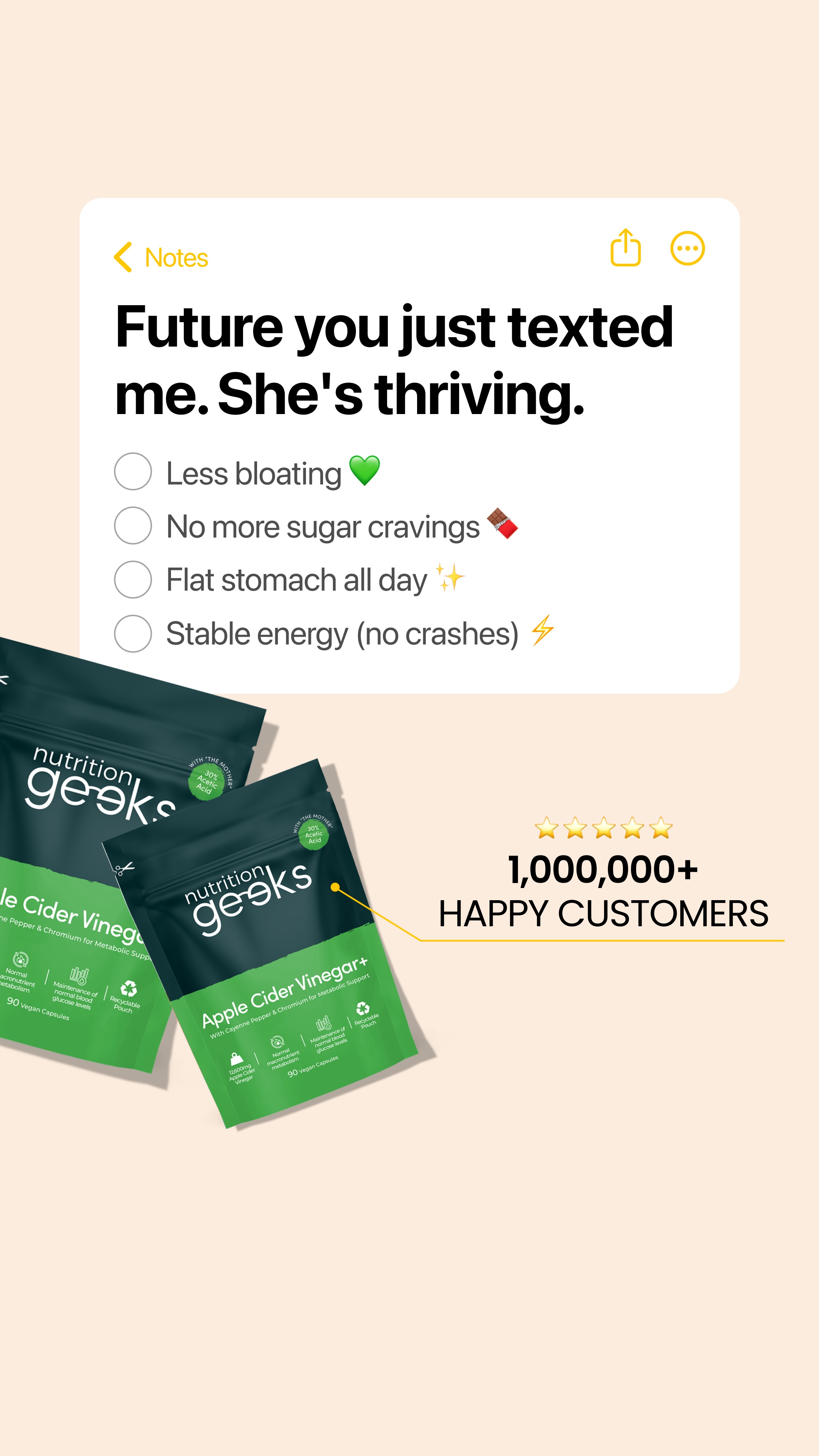 Nutrition Geeks Facebook ad