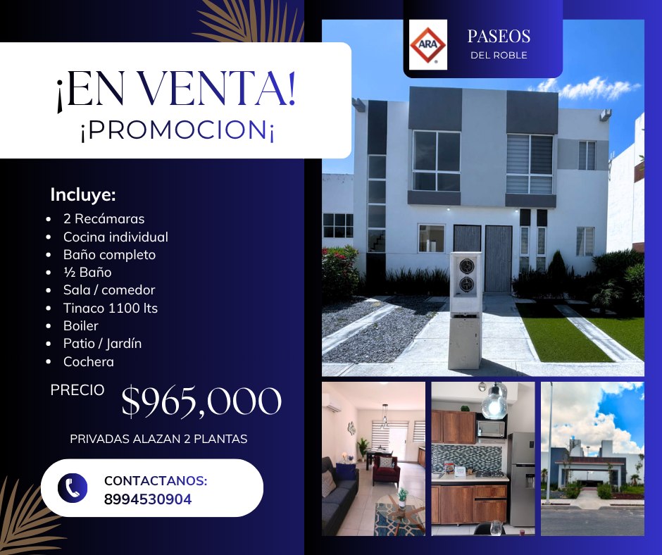 HA Arcos Facebook ad: 2 habitaciones 2 baños Casa