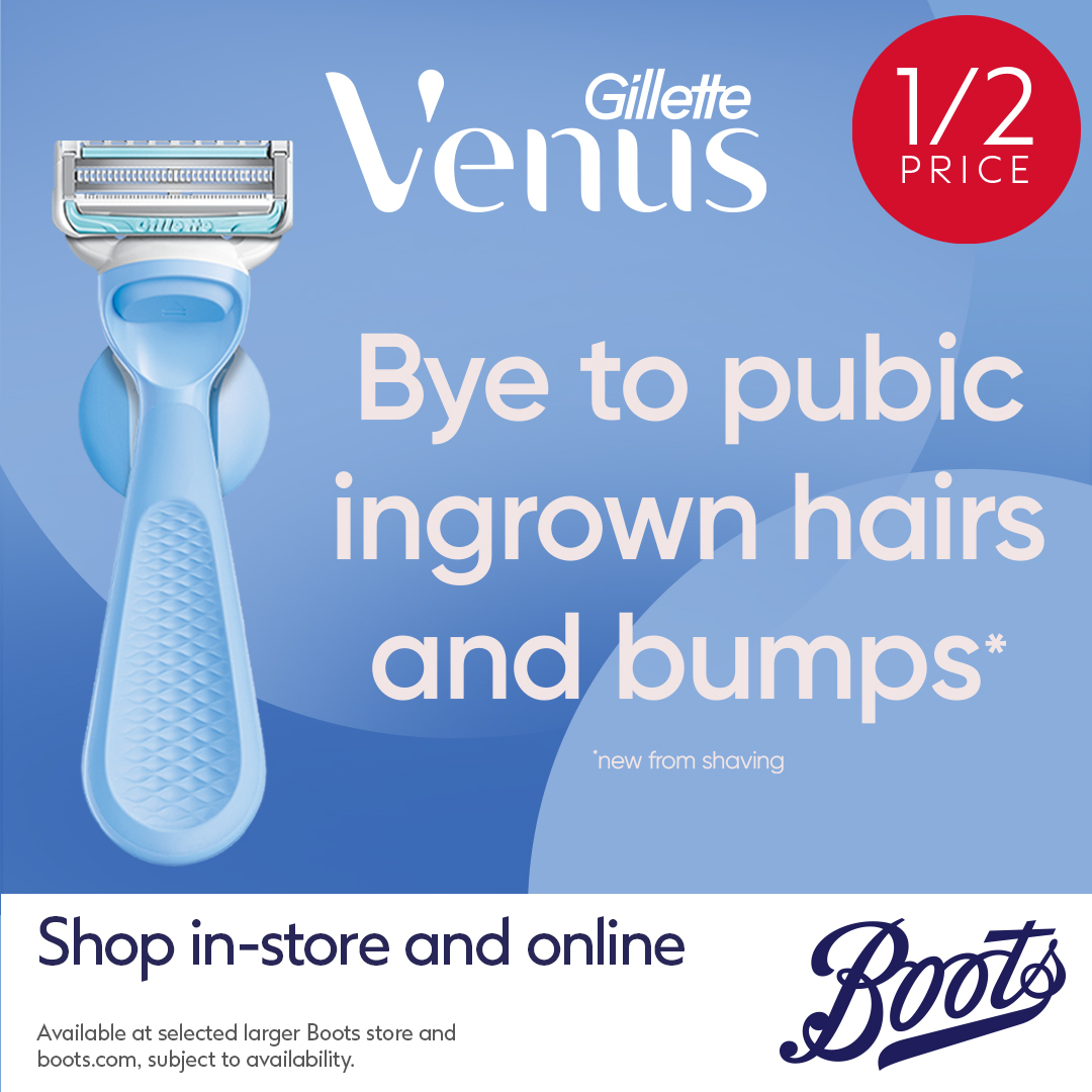Gillette Venus UK Facebook ad