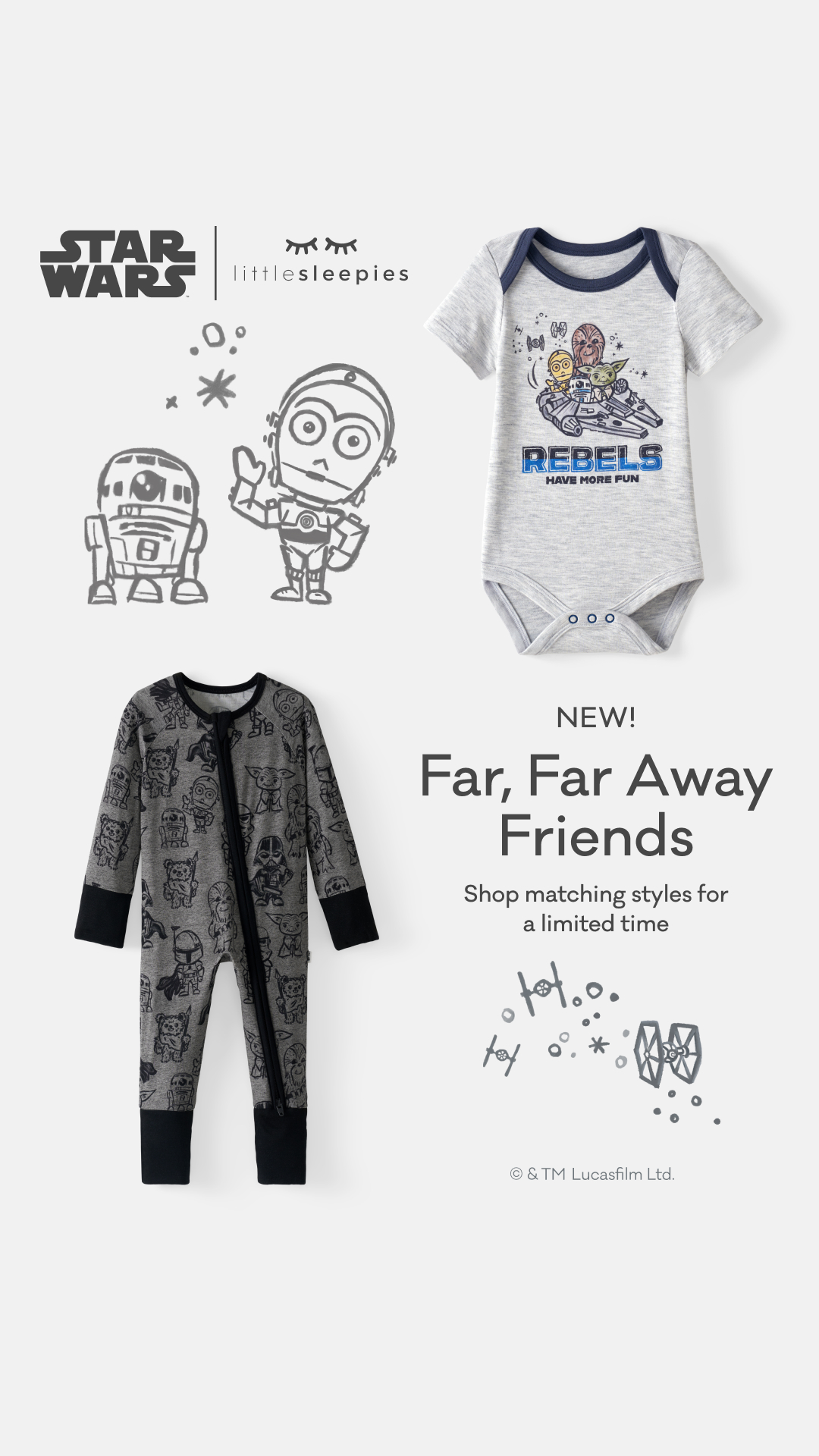 Little Sleepies Facebook ad