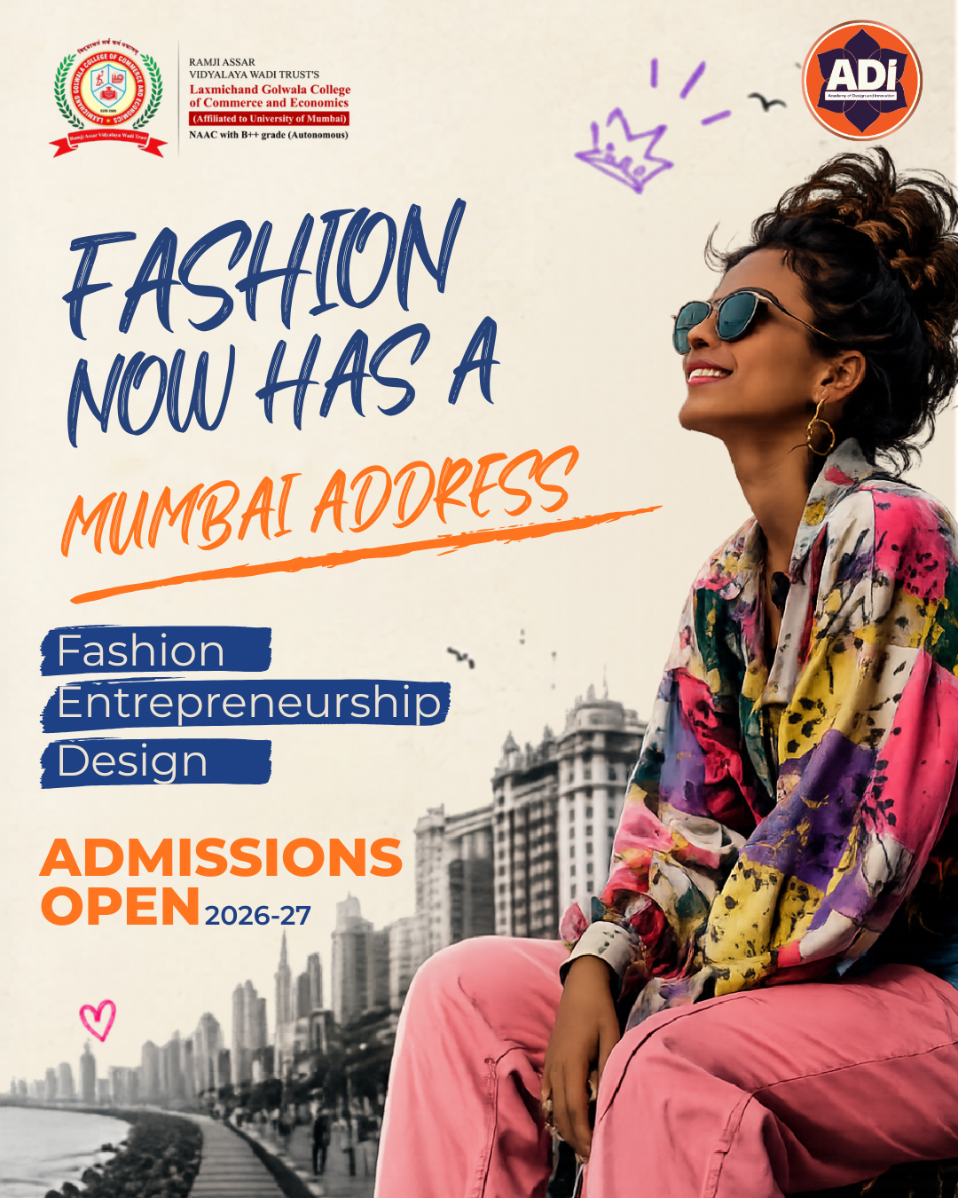 ADI - The Design College Facebook ad
