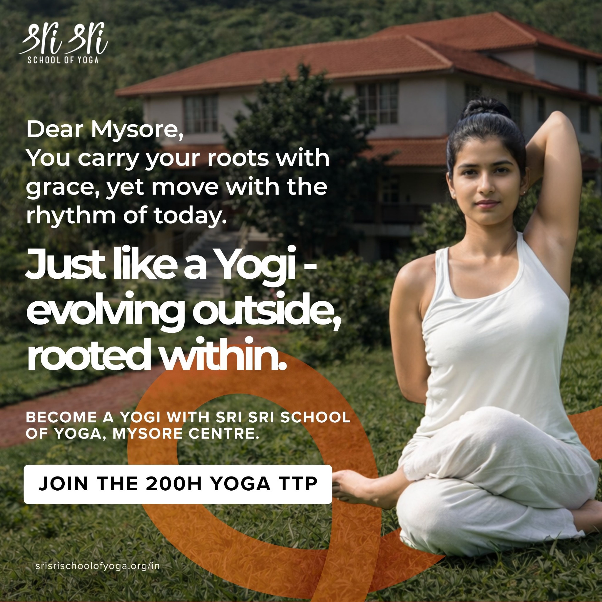 Sri Sri School of Yoga - Yoga Teacher Training Facebook ad