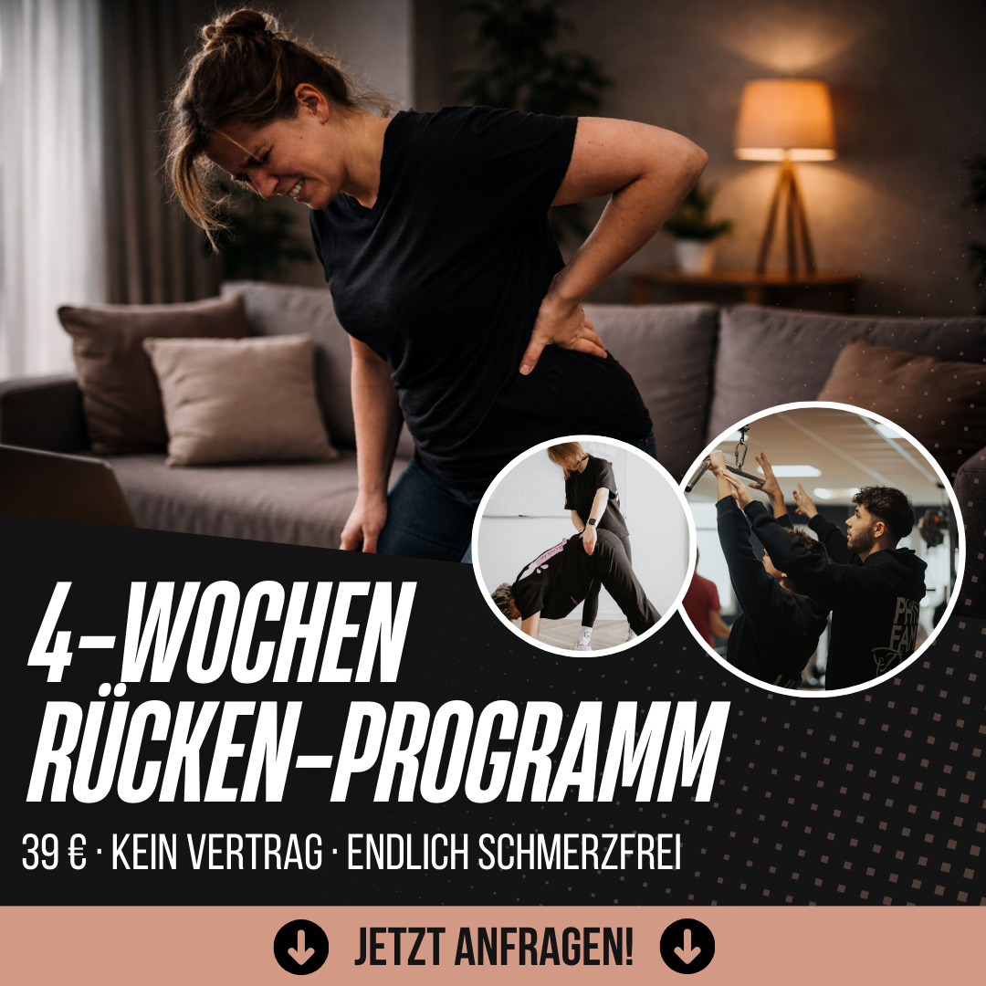 Physio Family Koblenz Facebook ad: 4-Wochen Rückenprogramm nur 39 €