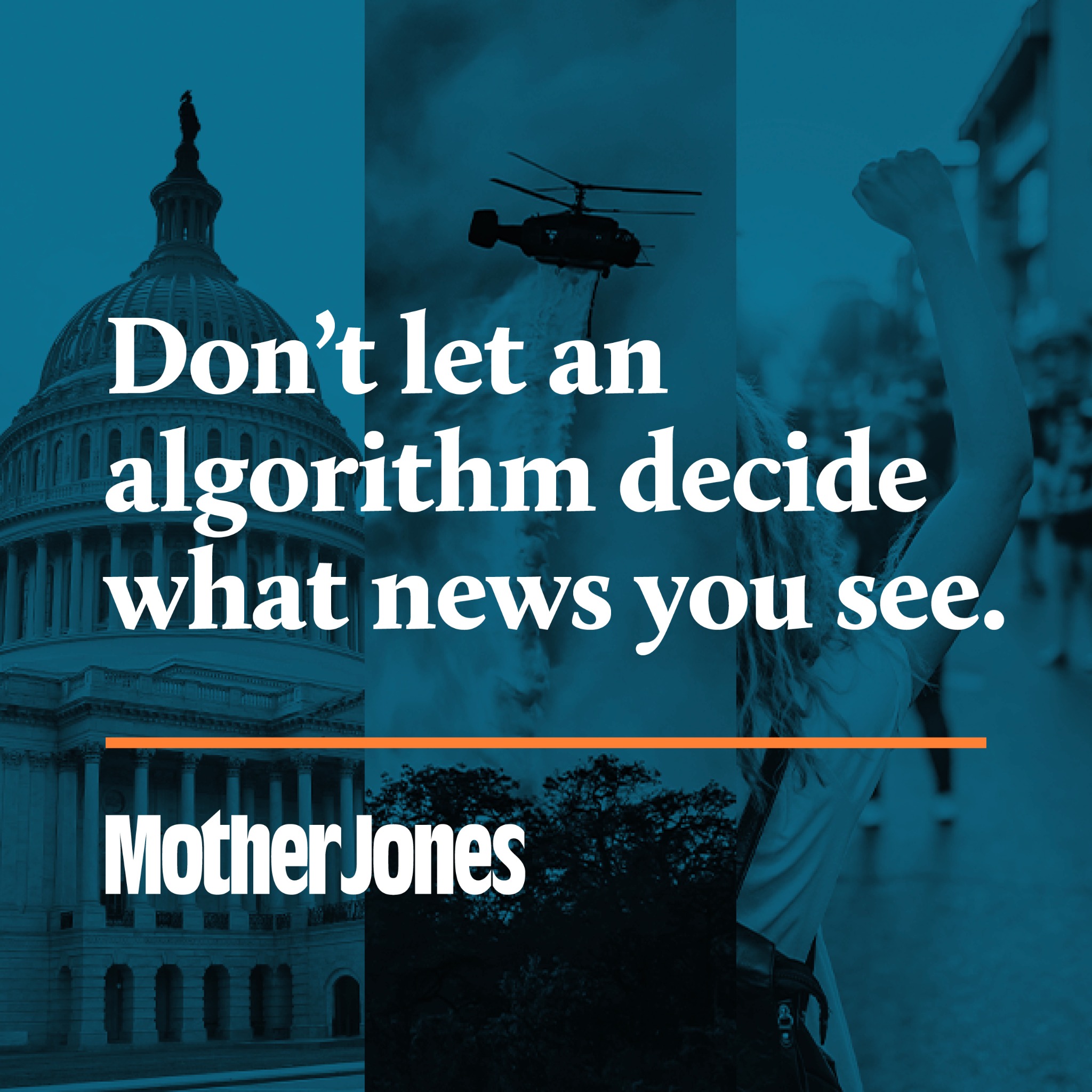 Mother Jones Facebook ad