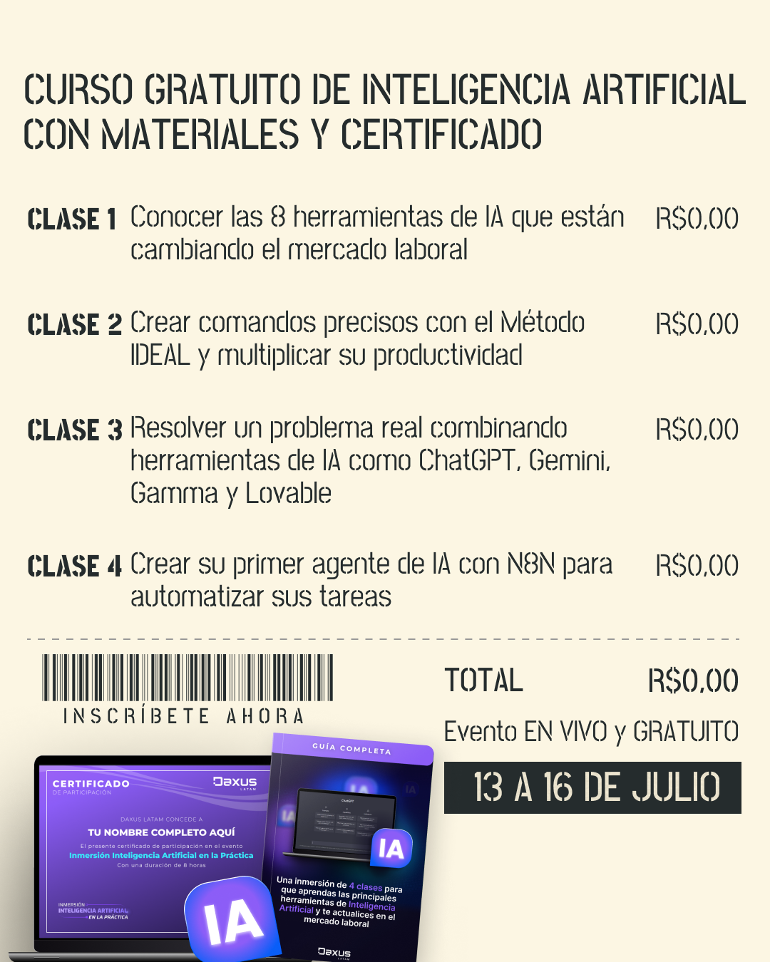 DaxusLatam Facebook ad