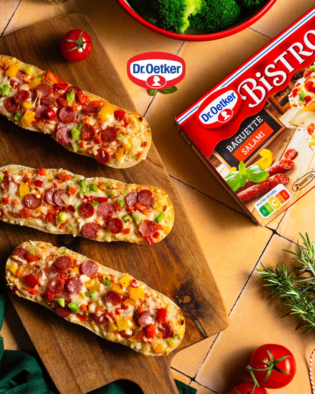 Dr. Oetker Slovenija Facebook ad: Klikni če bi to bageto pojedel/-a naravnost iz…
