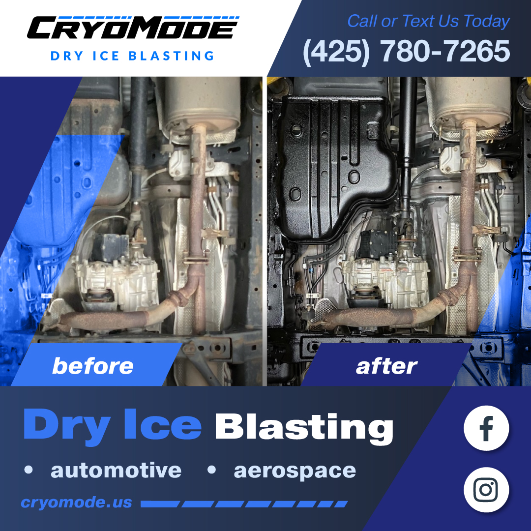 CryoMode Dry Ice Blasting Facebook ad