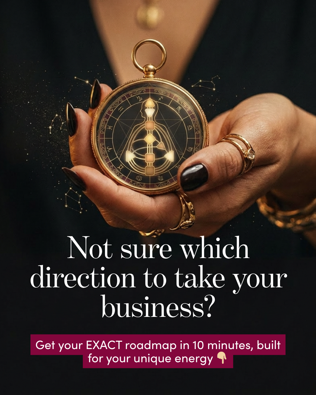 Karla Maree - Feminine Biz Mentor + Human Design & Astro Strategy Facebook ad