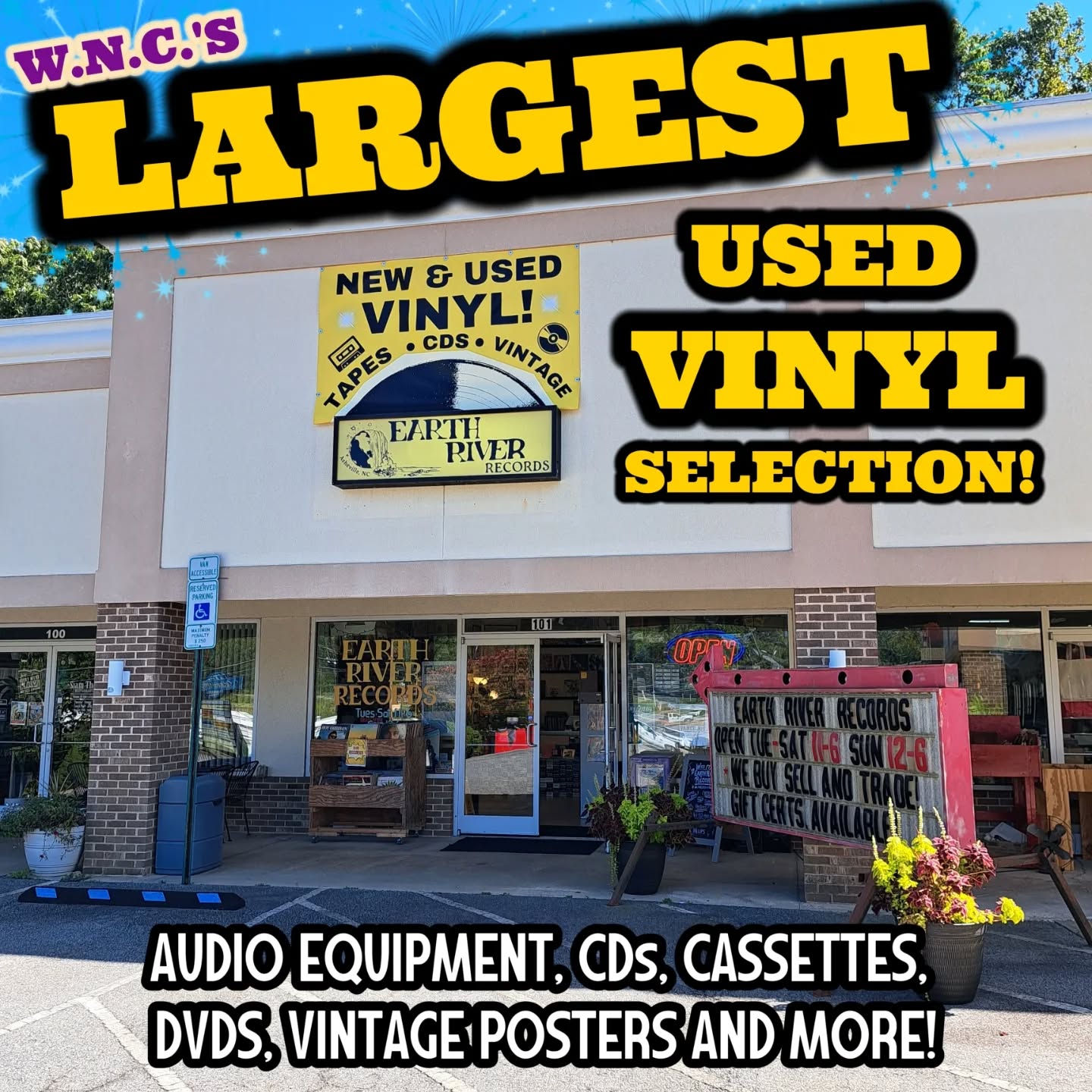 Earth River Records Facebook ad: Buy, Sell & Trade!