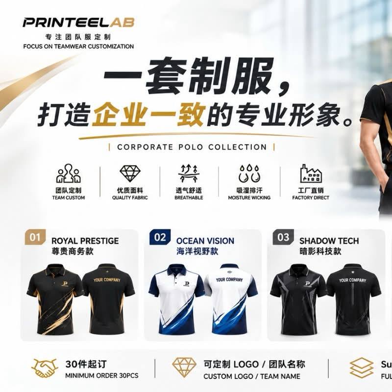 Printeelab 专业服装订制 Facebook ad: | 你的员工每天穿的制服,其实也是品牌形象的一部分。