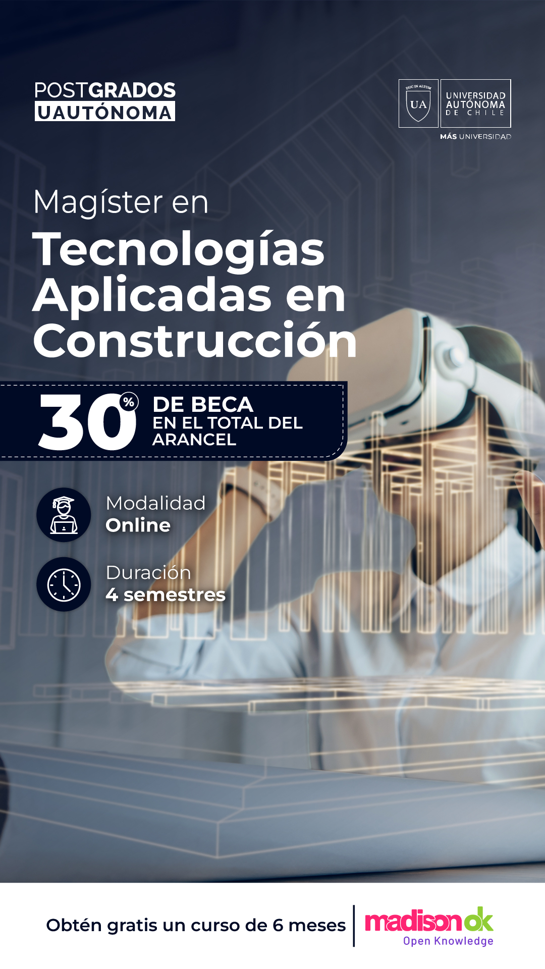 Postgrados y Educación Continua Universidad Autónoma de Chile Facebook ad