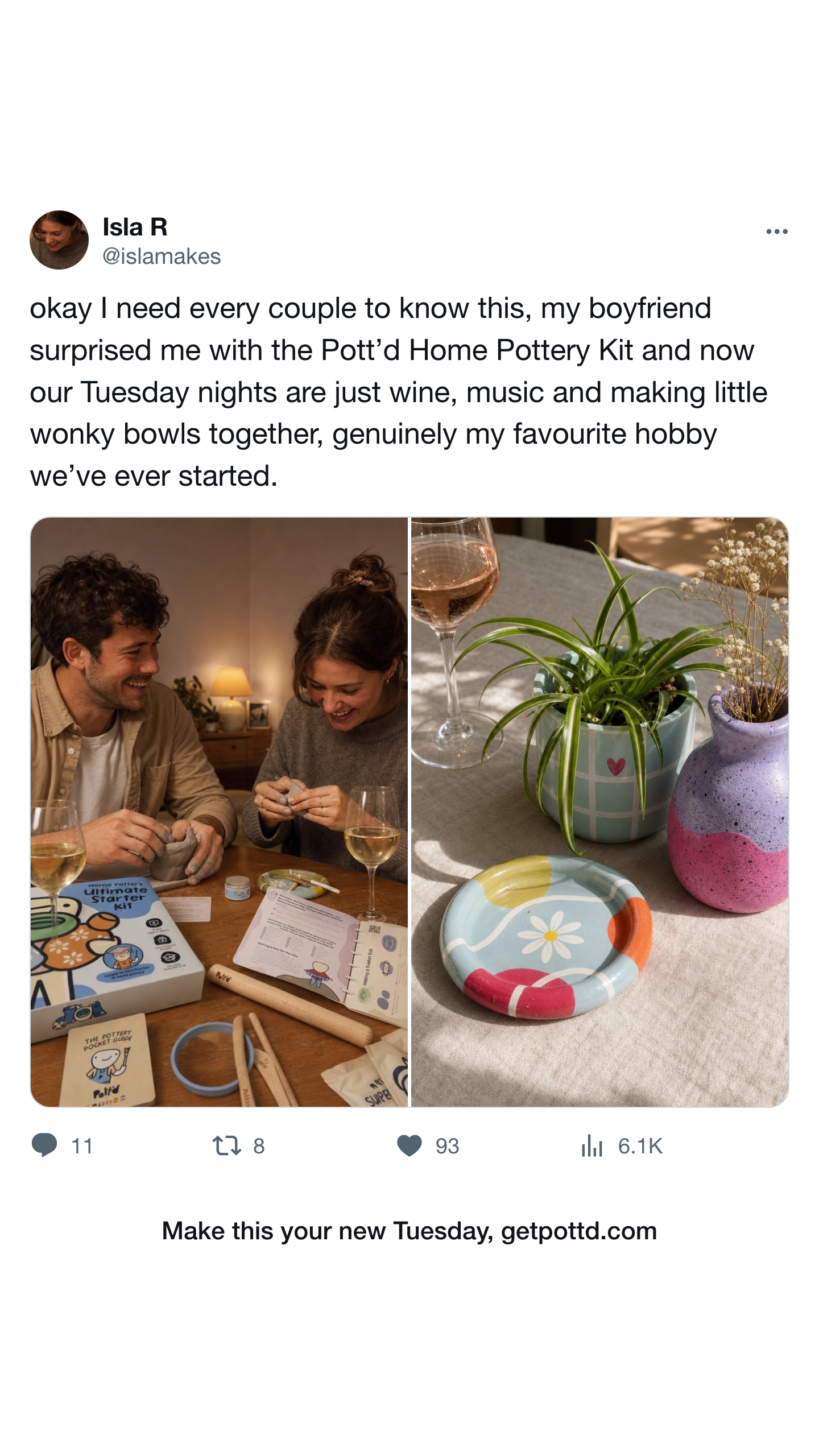 Pott’d US Facebook ad