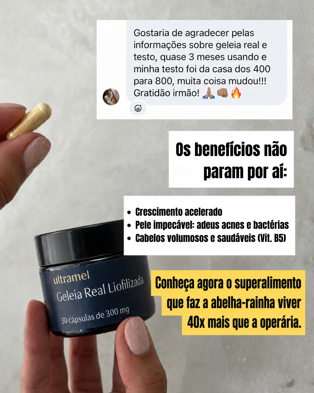 Ultramel Facebook ad