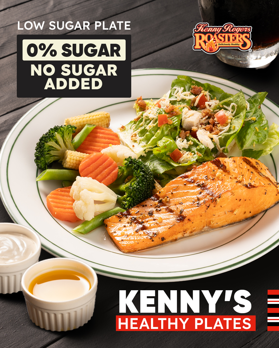 Kenny Rogers Roasters Philippines Facebook ad: The NEW Healthy Plates are here!