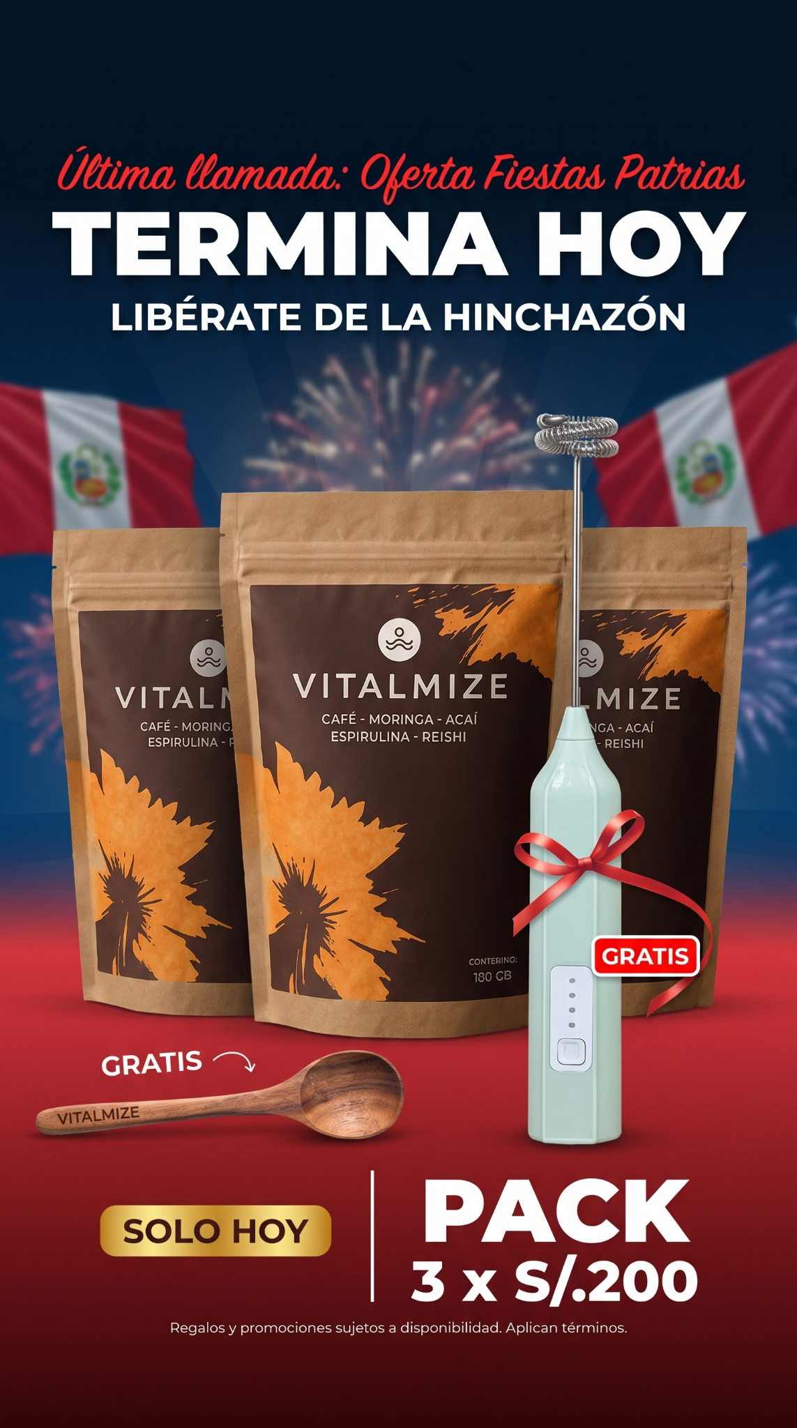 Vitalmize Perú Facebook ad