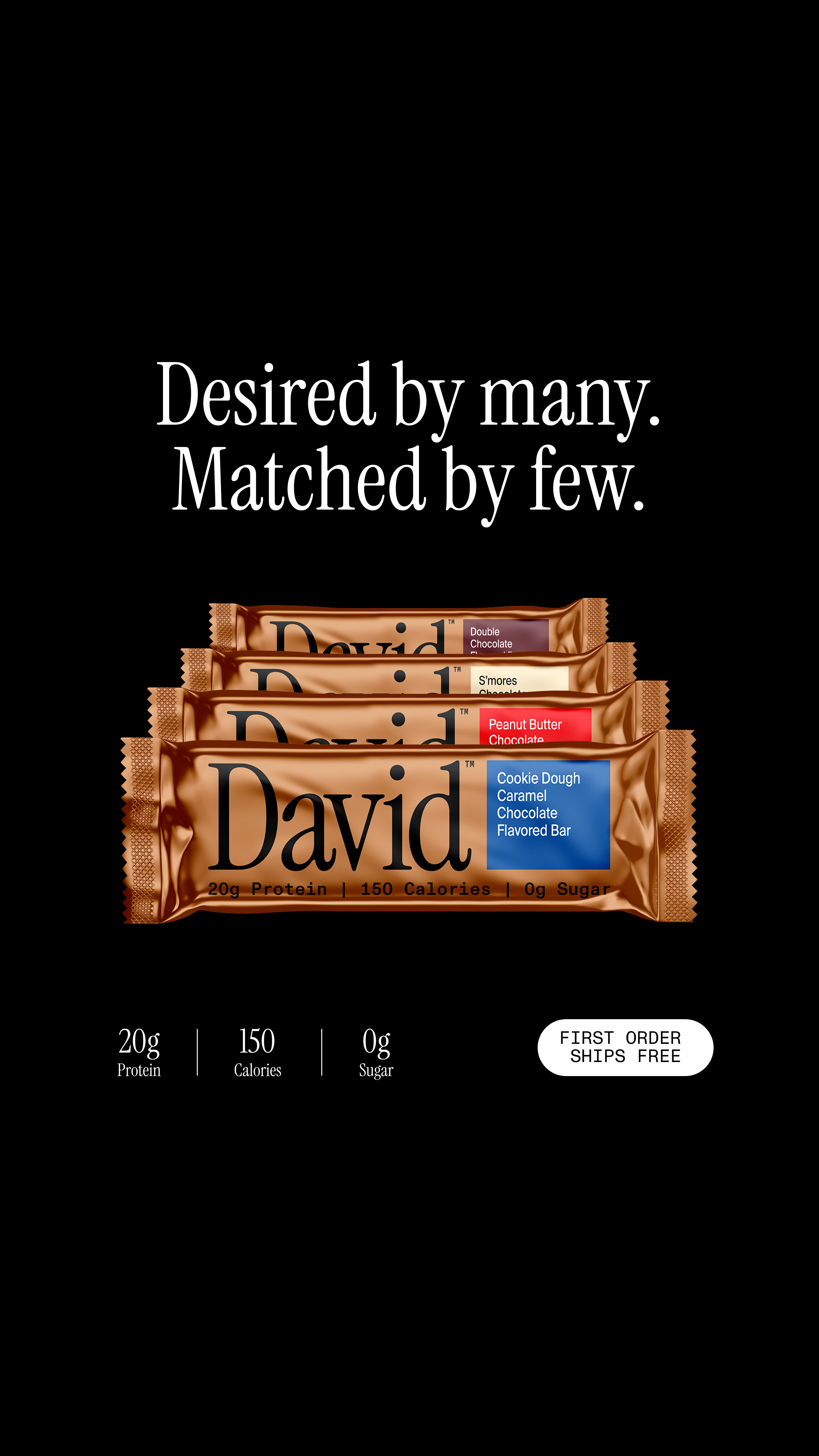 David Protein Facebook ad