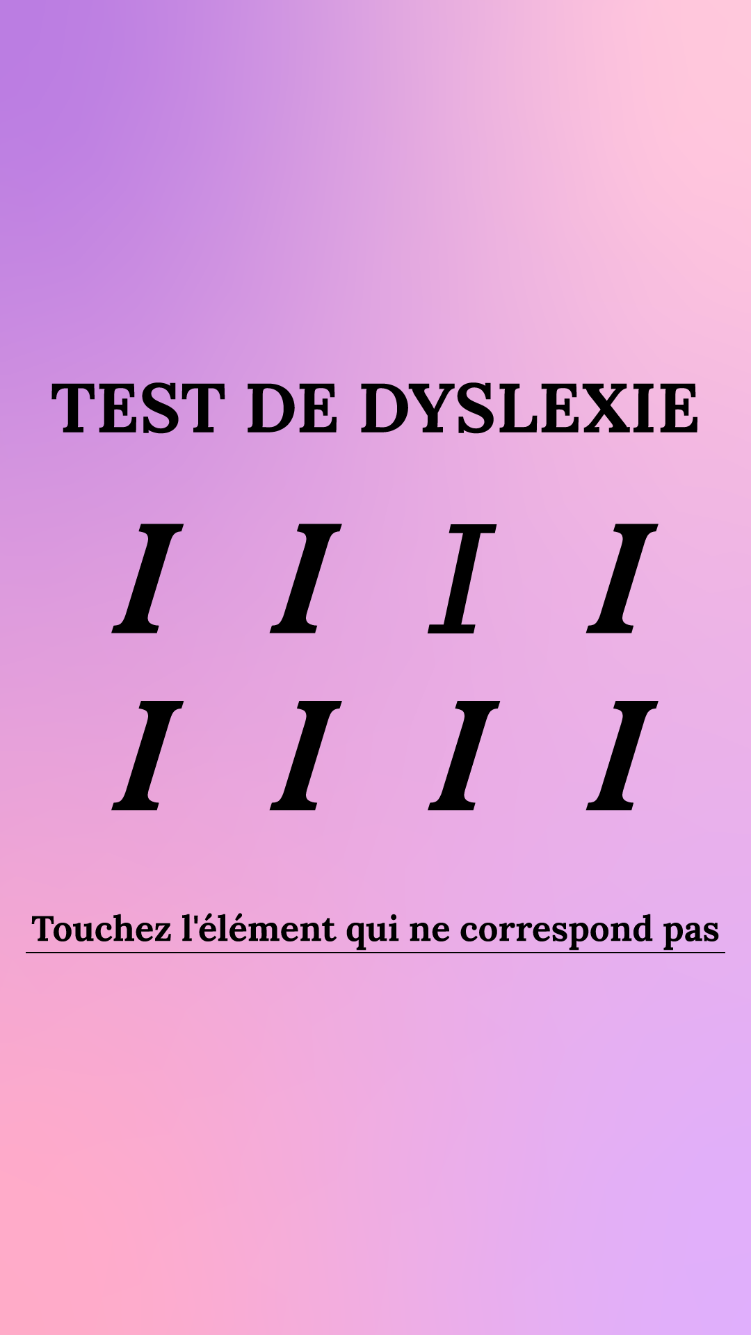 International IQ test Facebook ad