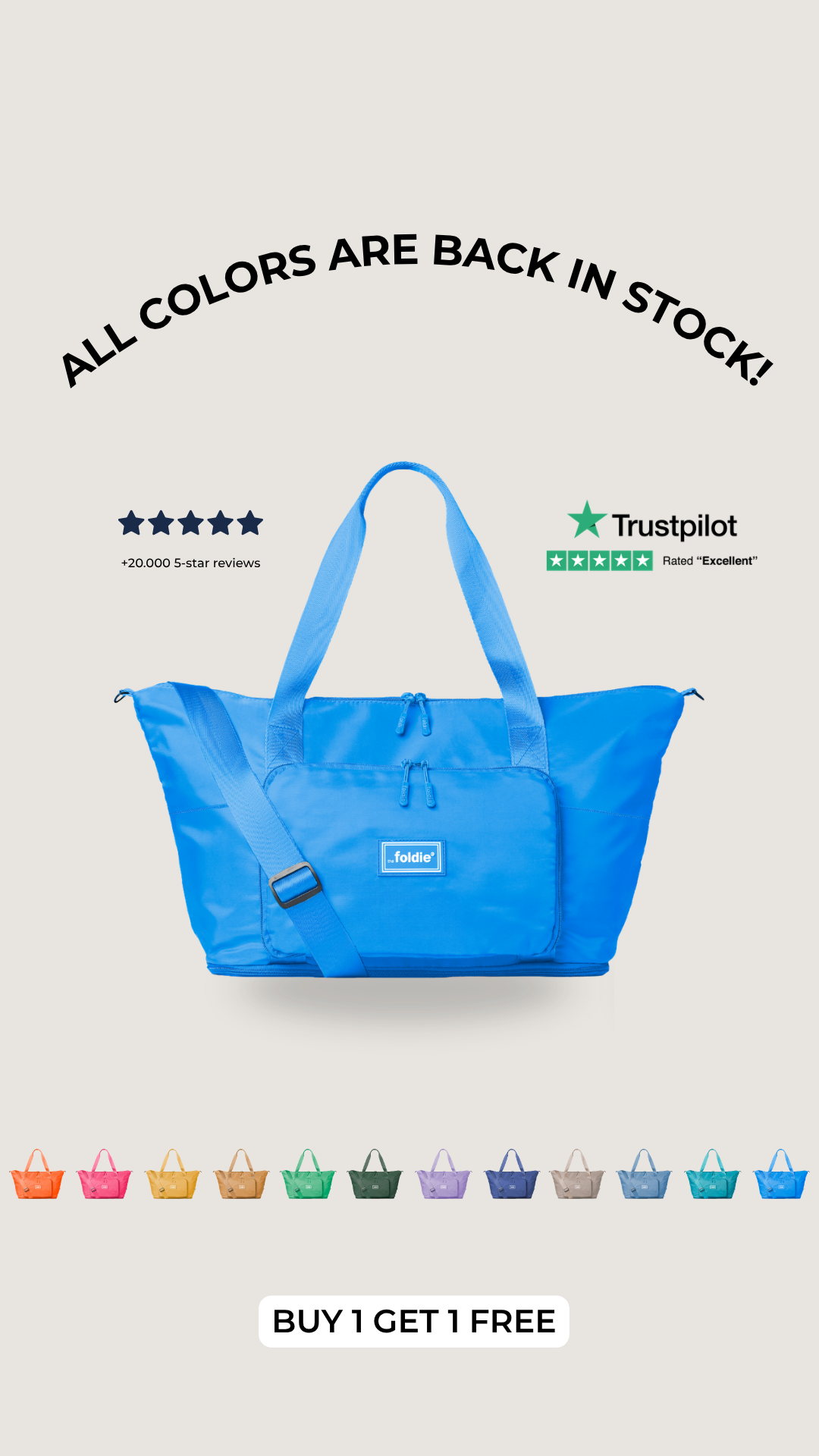 The Foldie Facebook ad