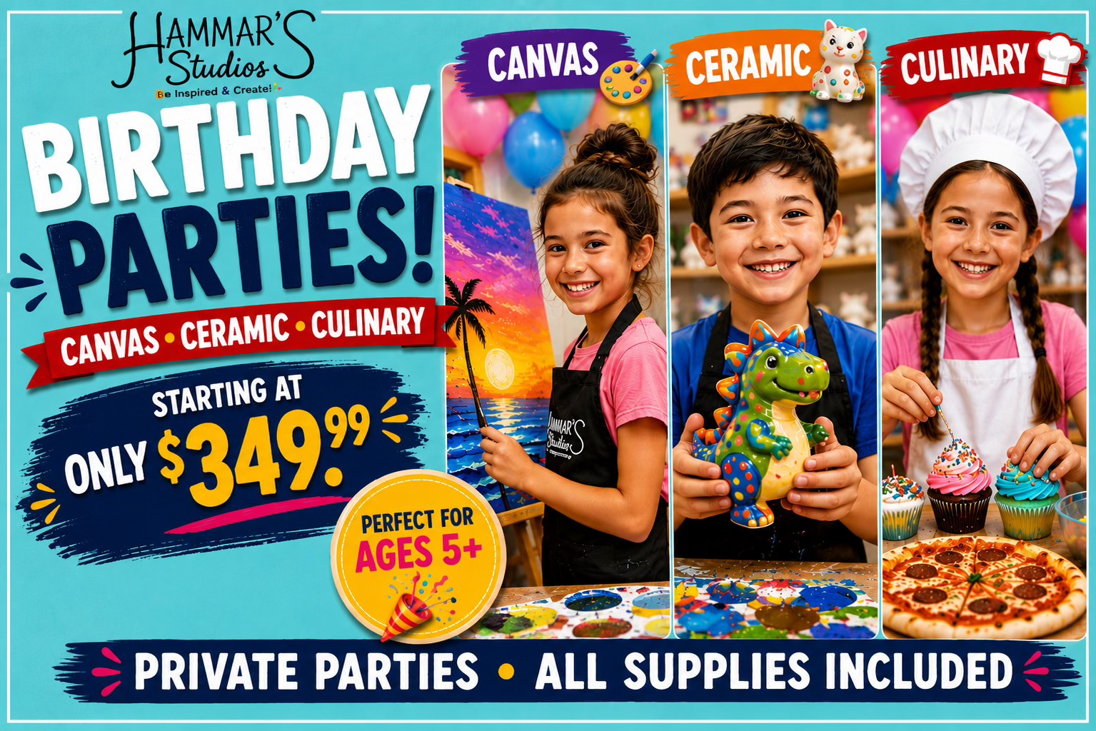 Hammar's Studios Facebook ad