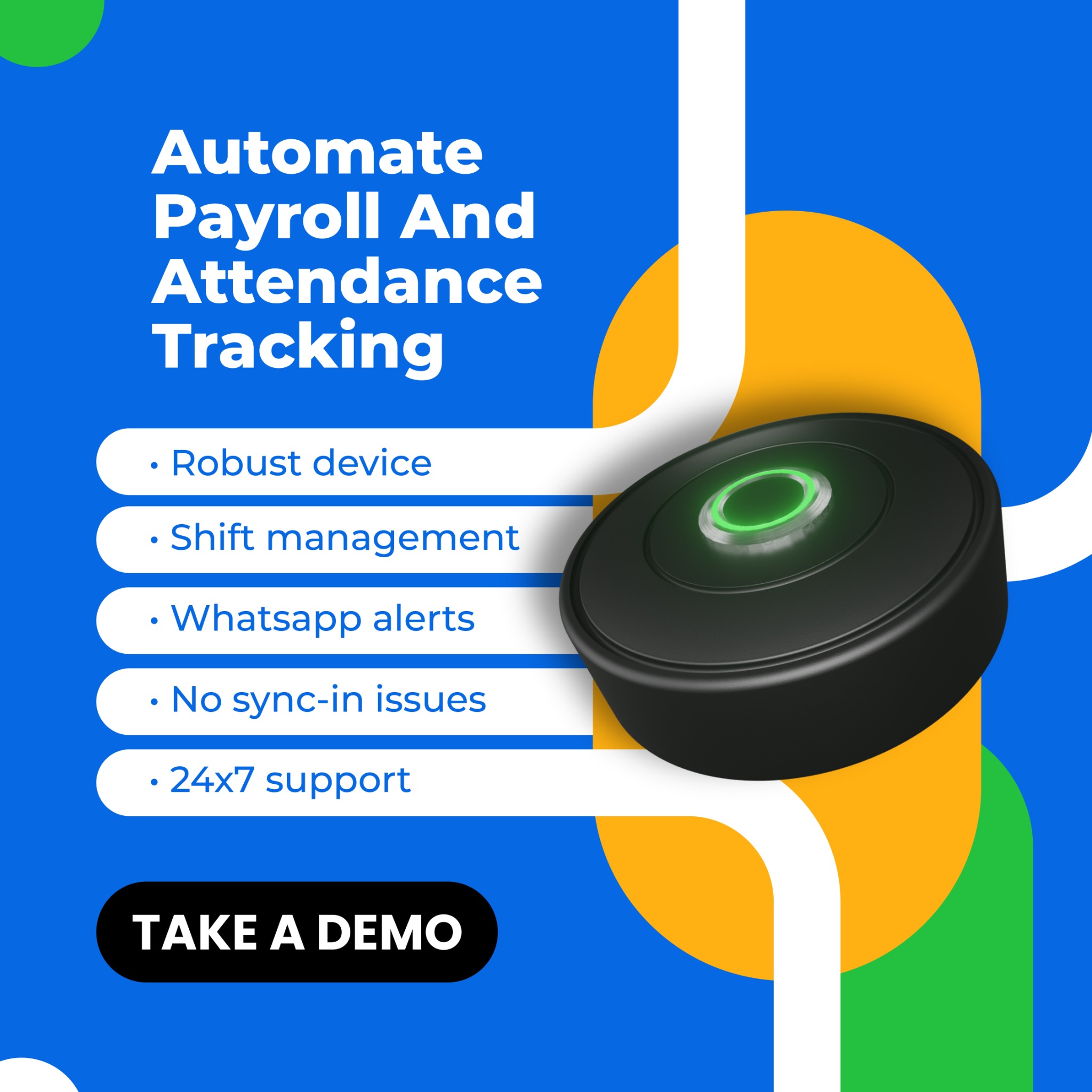 Attendo Facebook ad: Payroll automation made easy with Petpooja Payroll!