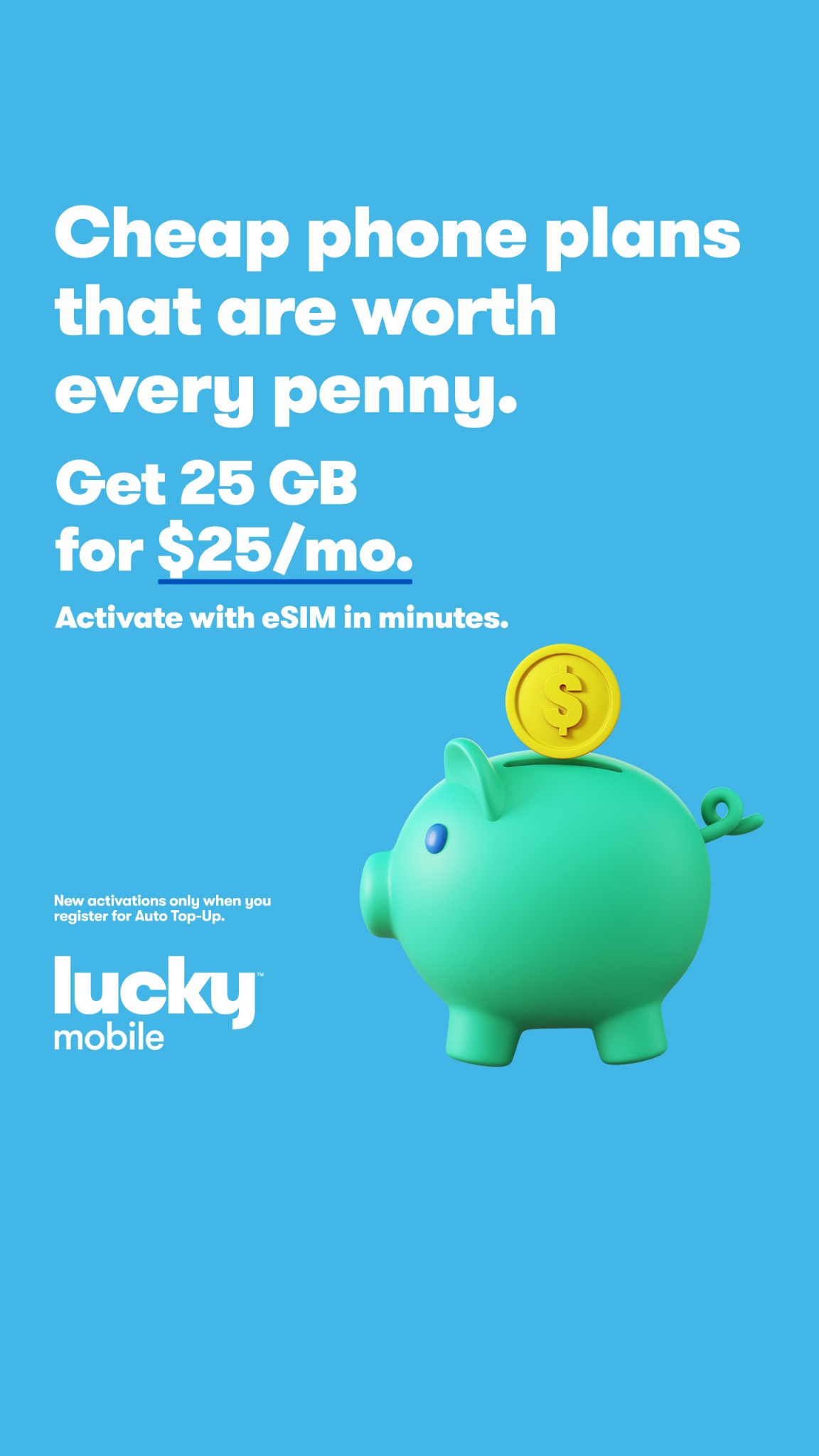 Lucky Mobile Canada Facebook ad from May 1, 2026