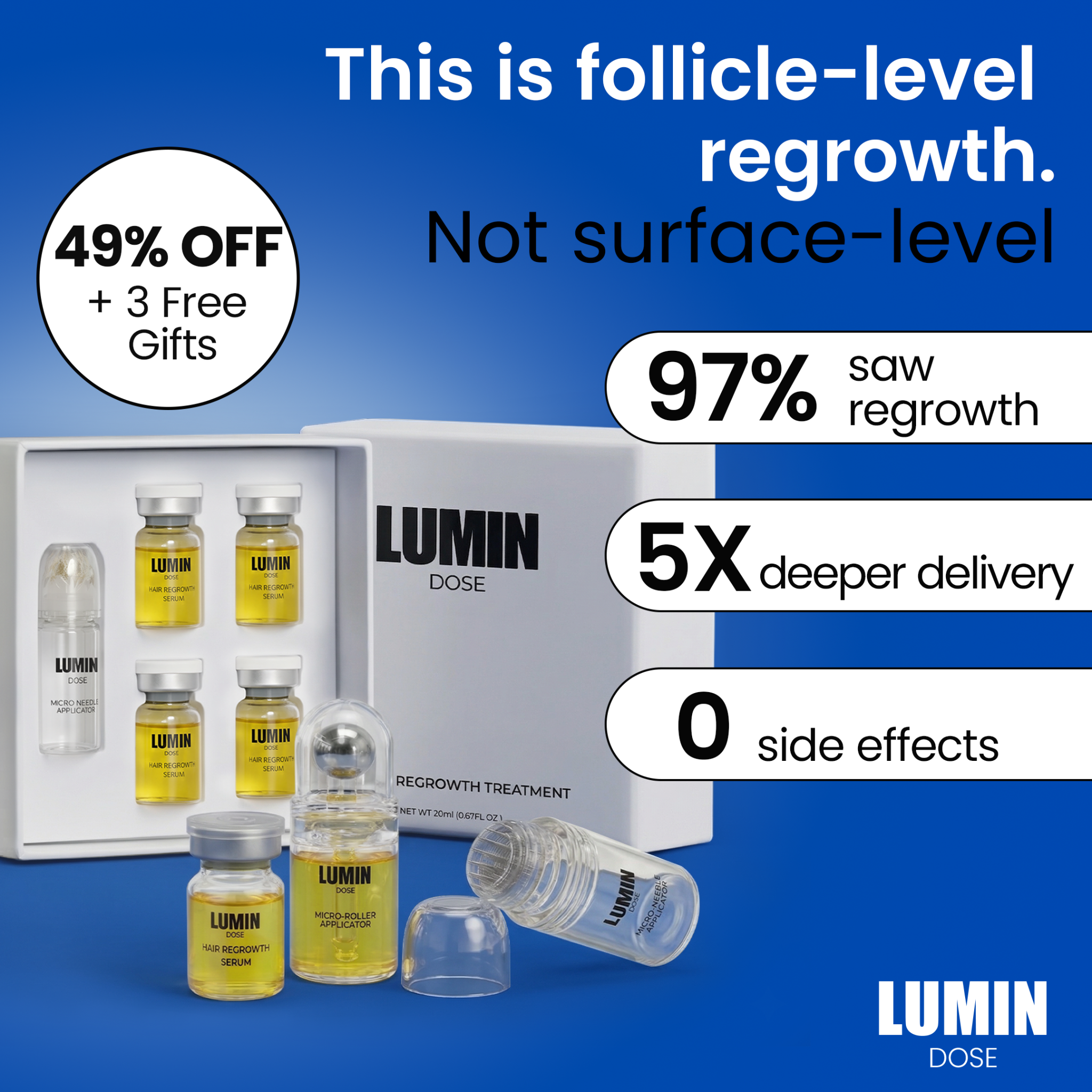 Lumin Dose Facebook ad