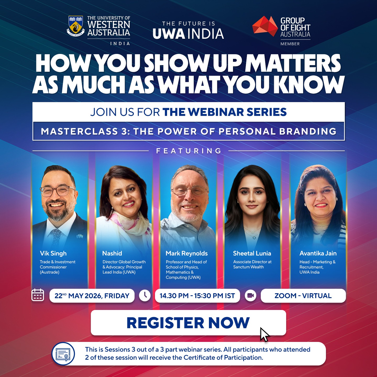 The University of Western Australia India Facebook ad