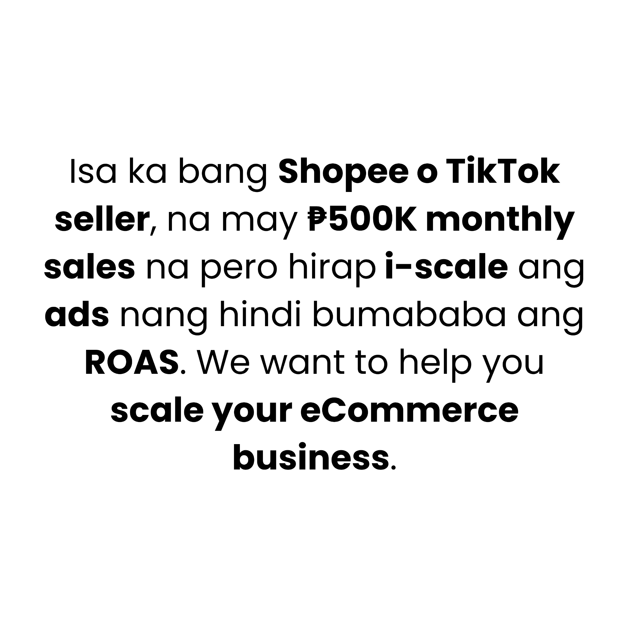 ECOM Accelerator Facebook ad
